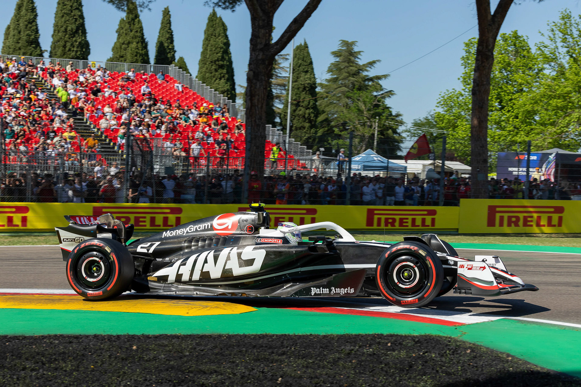 Nico Hülkenberg #27, MoneyGram Haas F1 Team; F1 GP Imola / Italien Samstag, 18.05.2024