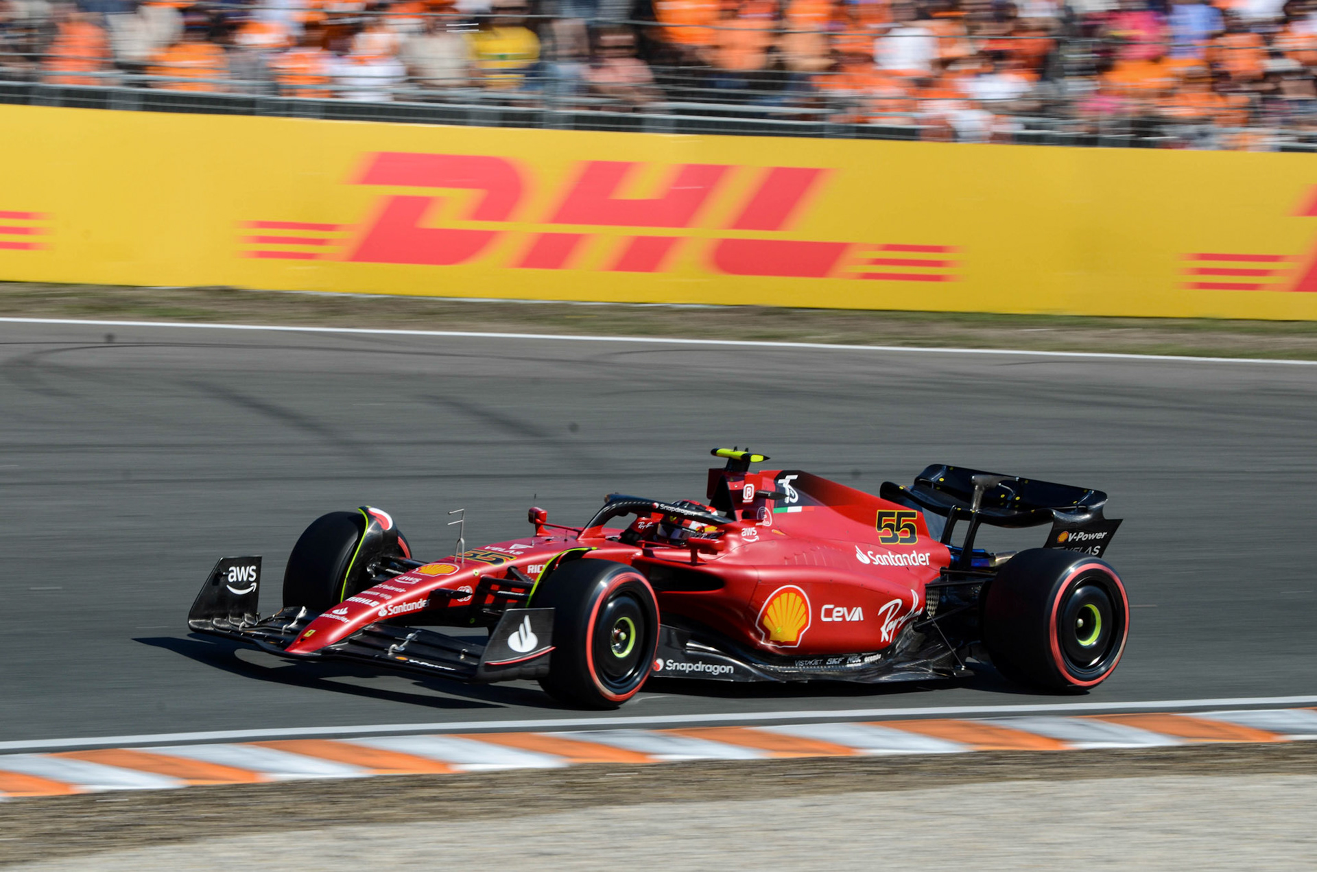 Carlos Sainz (ESP) Scuderia Ferrari; Formel 1 GP Holland Zandvoort, Samstag, 03.09.2022