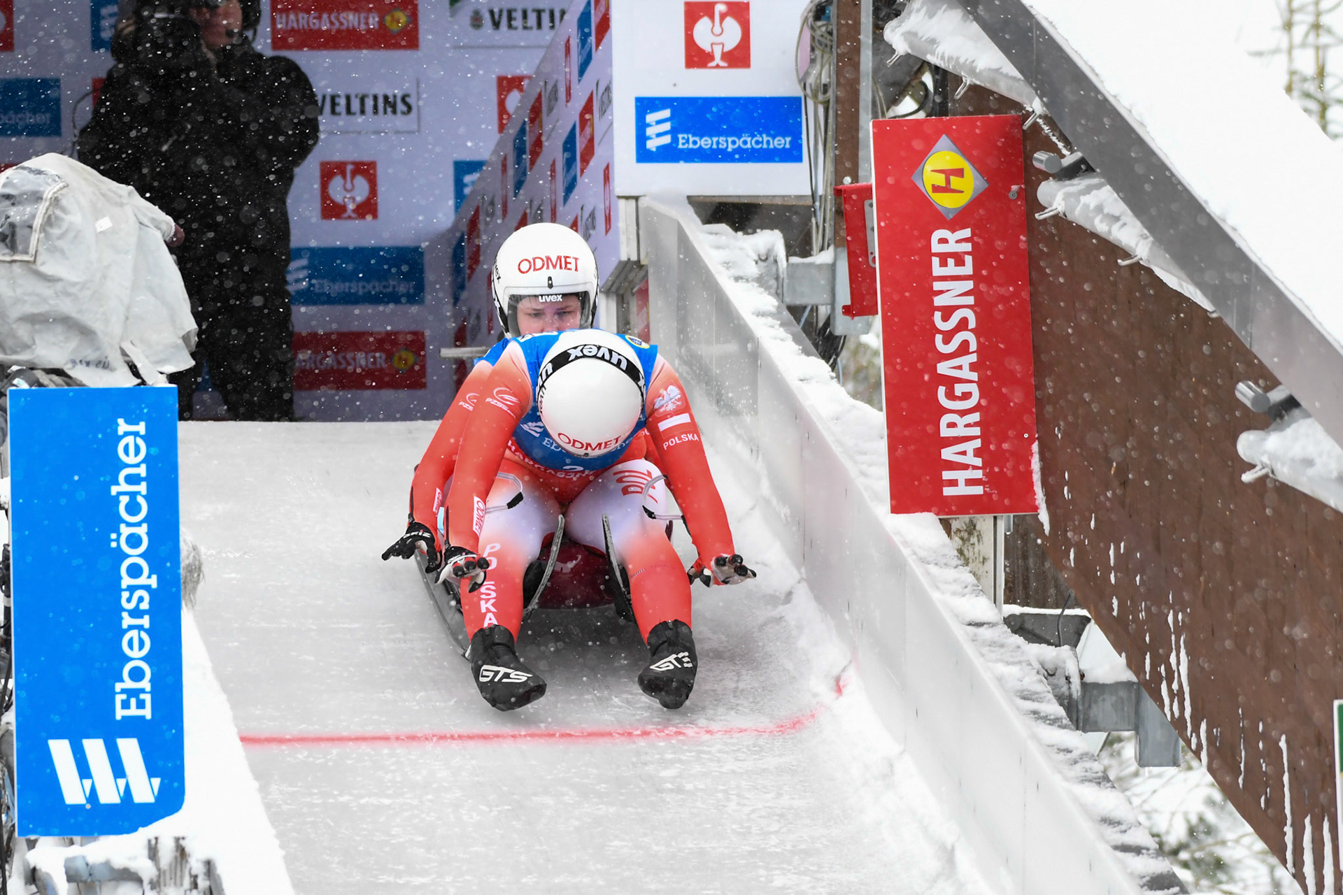 Nikola Domowicz, Dominika Piwkowska, POL; Eberspächer Luge World Cup; Veltins Eisarena Winterberg 25.02.2023