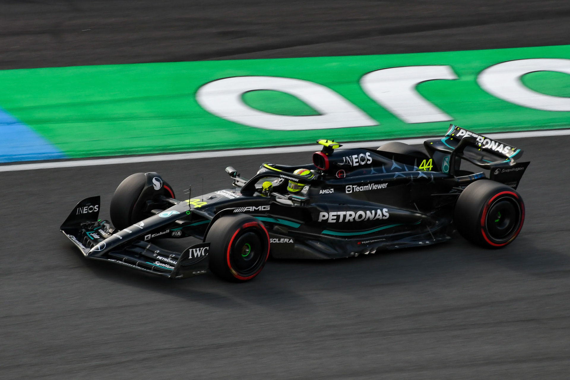 Lewis Hamilton (GBR) Mercedes AMG F1 Team; Formel 1 GP Holland / Zandvoort. Sonntag, 27.08.2023
