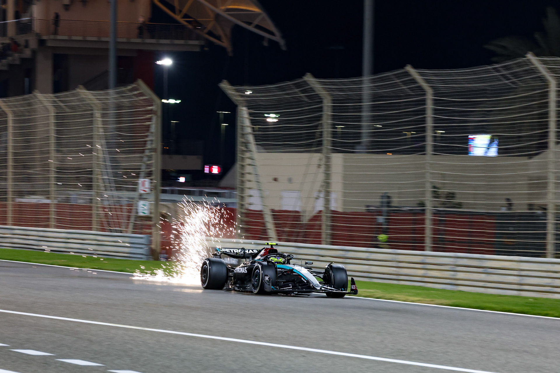 Lewis Hamilton #44, Mercedes-AMG Petronas F1 Team; Formel 1 GP Bahrain. Samstag 02.03.2024