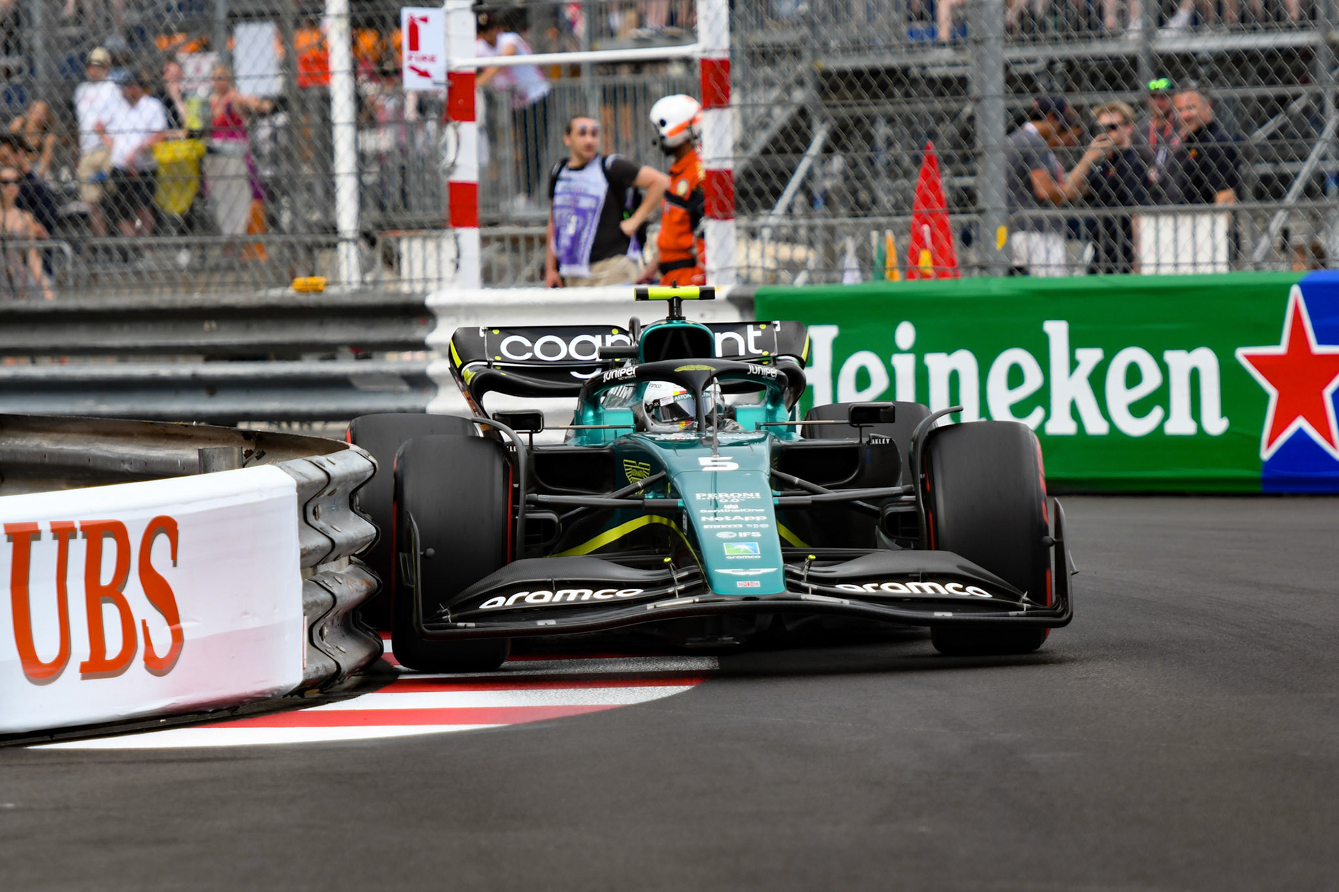 Sebastian Vettel (Ger) Aston Martin Cognizant Formula One Team; Formel 1 Monaco am 28.05.2022