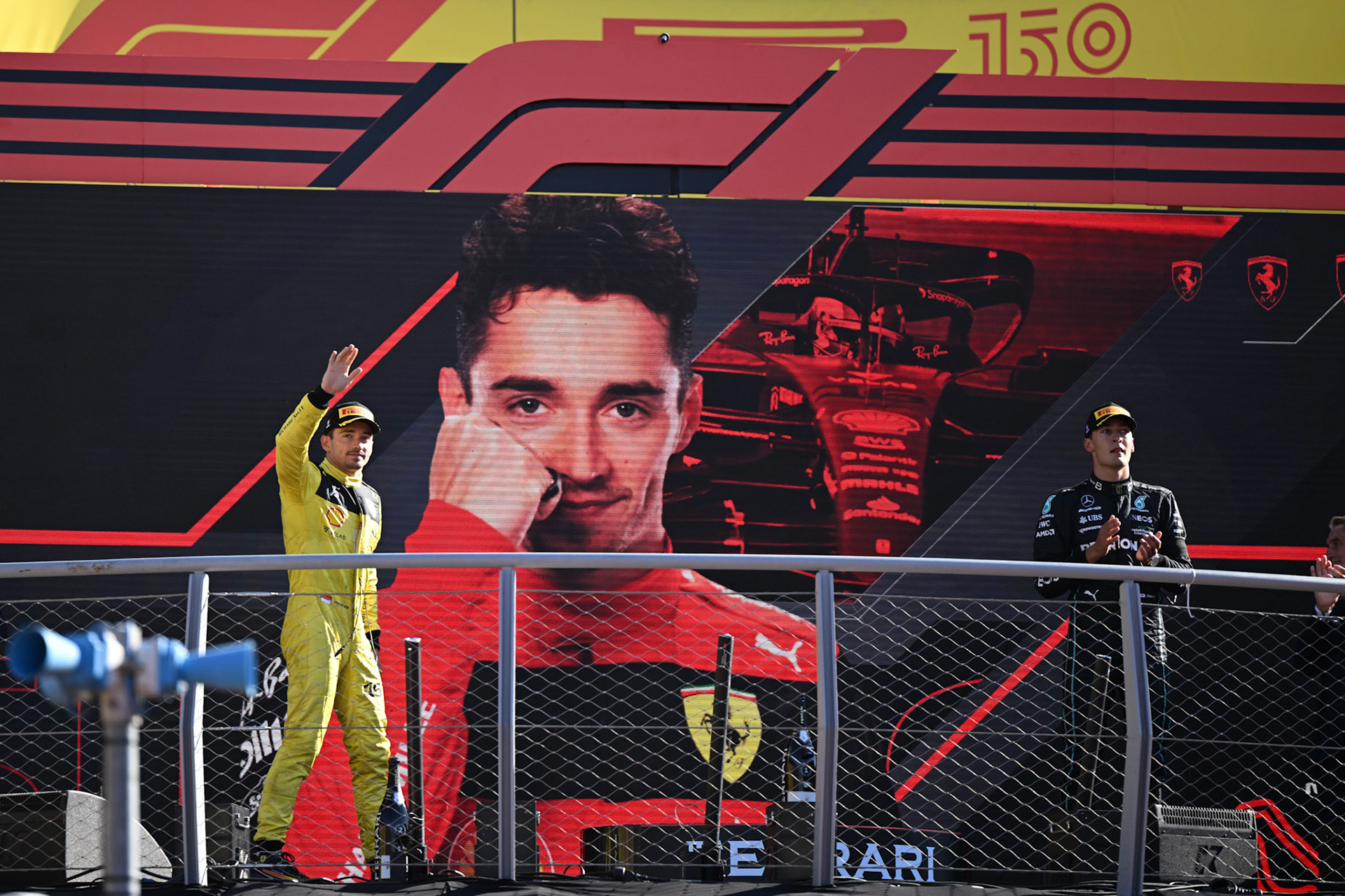 Charles Leclerc (MCO) Scuderia Ferrari; Formel 1 GP Italien Monza, Sonntag, 11.09.2022