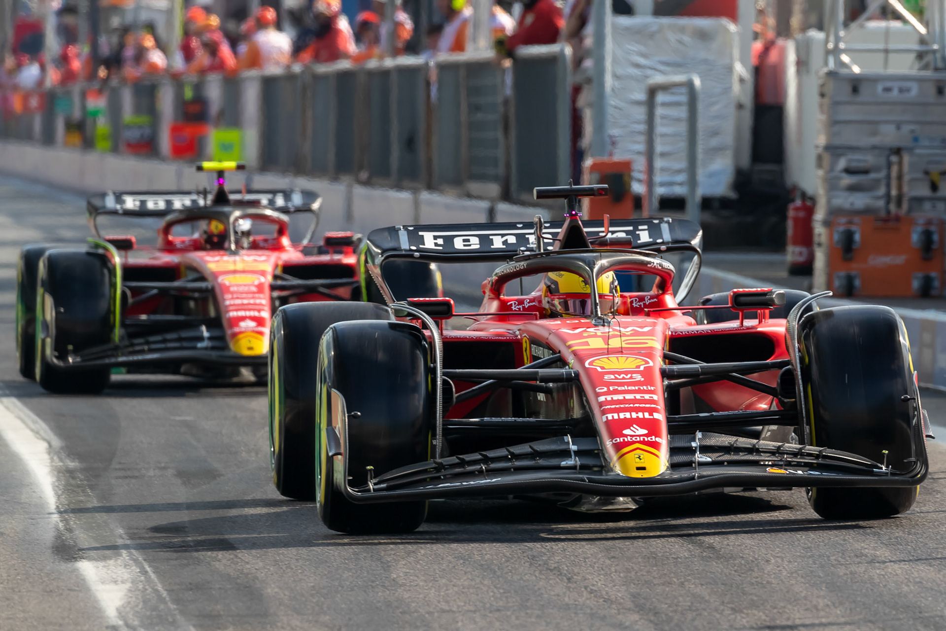 Charles Leclerc (MCO) Scuderia Ferrari;Formel 1 GP Italien / Monza. Samstag, 02.09.2023