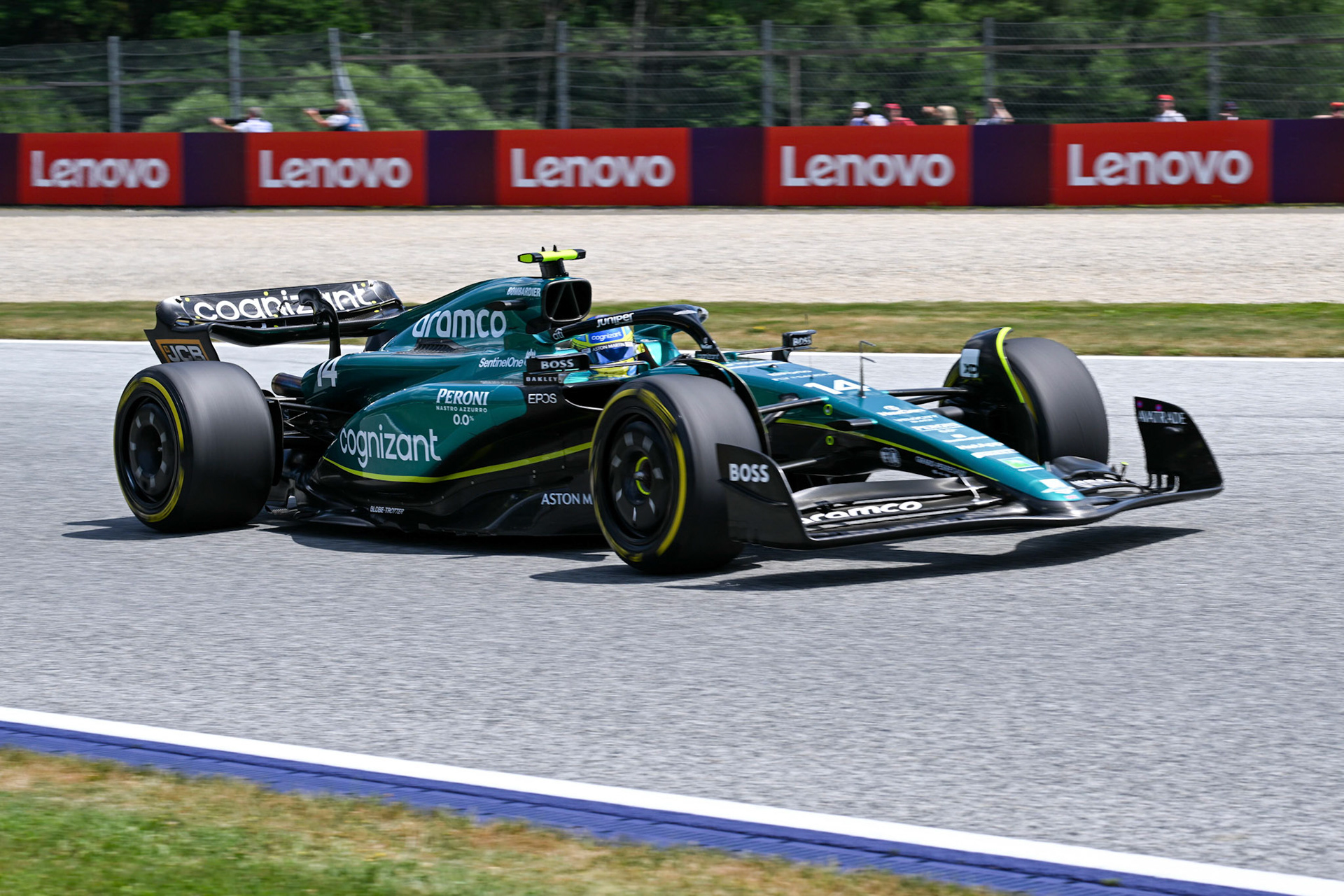 Fernando Alonso (ESP) Aston Martin Formula One Team; Formel 1 GP Austria / Österreich. Freitag, 30.06.2023