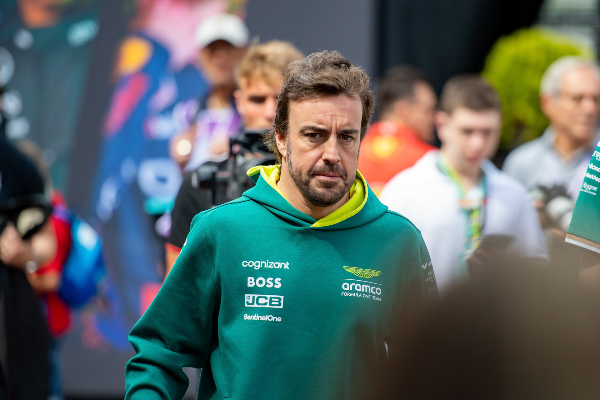 Fernando Alonso #14, Aston Martin Aramco F1 Team; Formel1 GP Monaco Samstag, 25.05.2024