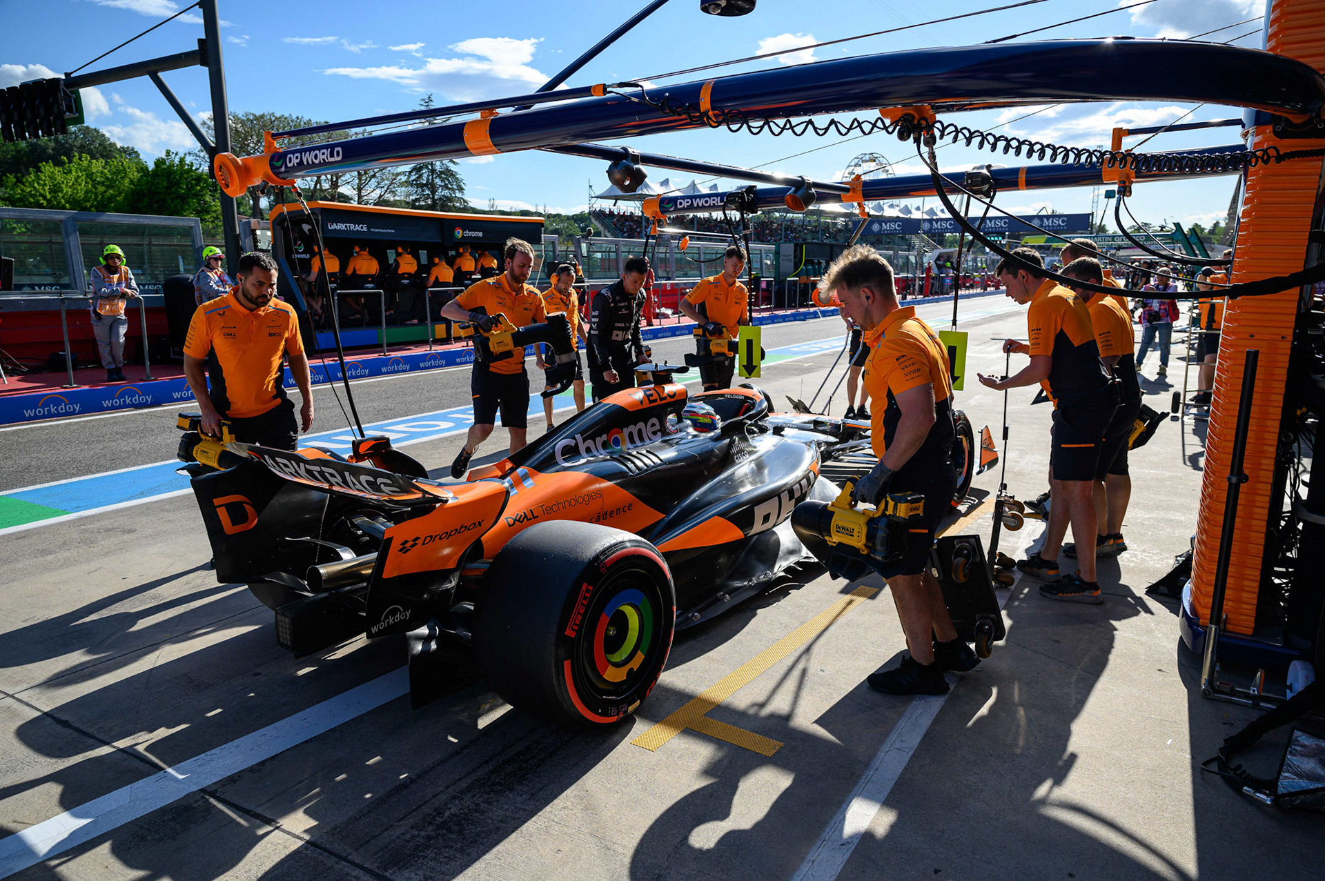 Oscar Piastri #81, McLaren Formula 1 Team; F1 GP Imola / Italien Freitag, 17.05.2024