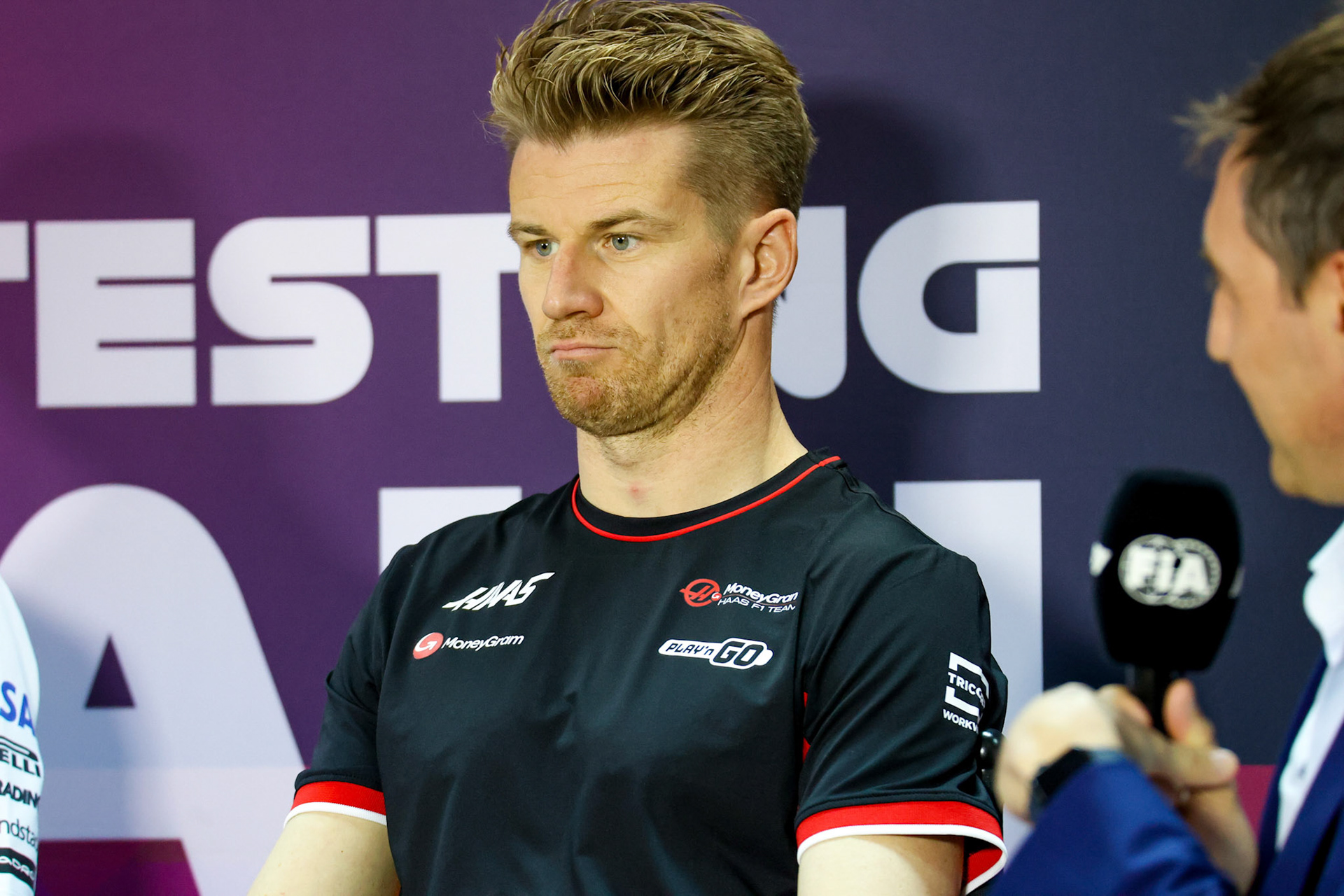 Nico Hülkenberg #27, MoneyGram Haas F1 Team; Formel 1 Pre-Season Tests Bahrain. Mittwoch, 21.02.2024