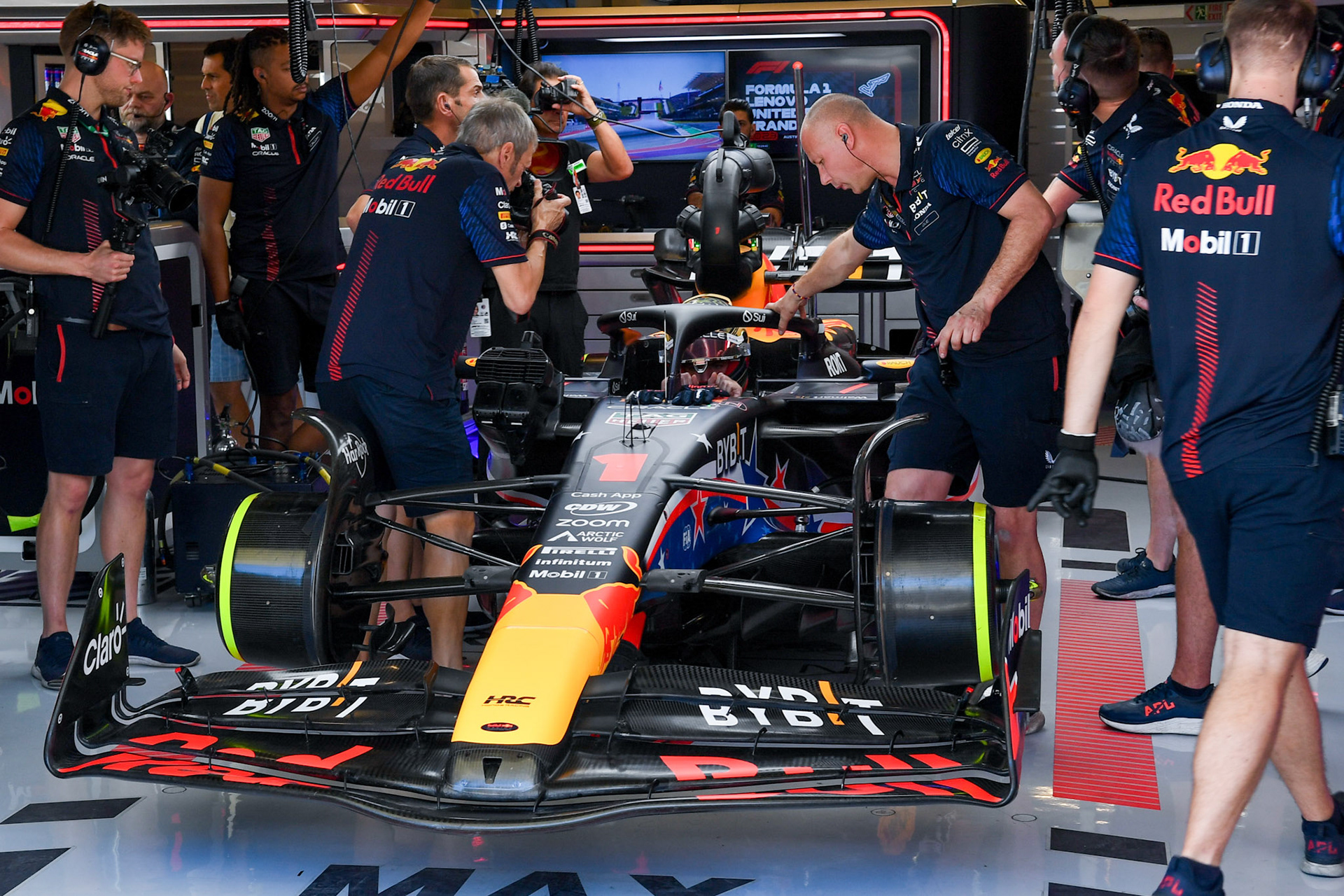 Max Verstappen (NED) Red Bull Racing;Formel 1 GP USA Austin Texas. Samstag 21.10.2023