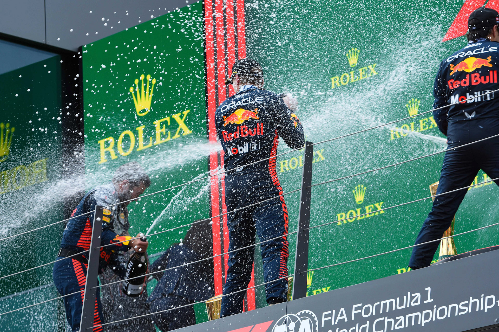 Siegerehrung, Podium; Formel 1 GP Austria / Österreich. Sonntag, 02.07.2023