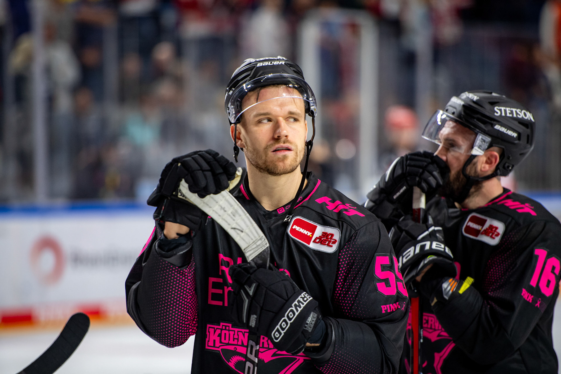 Carter Proft; DEL Kölner Haie - Eisbaeren Berlin, 06.10.2023