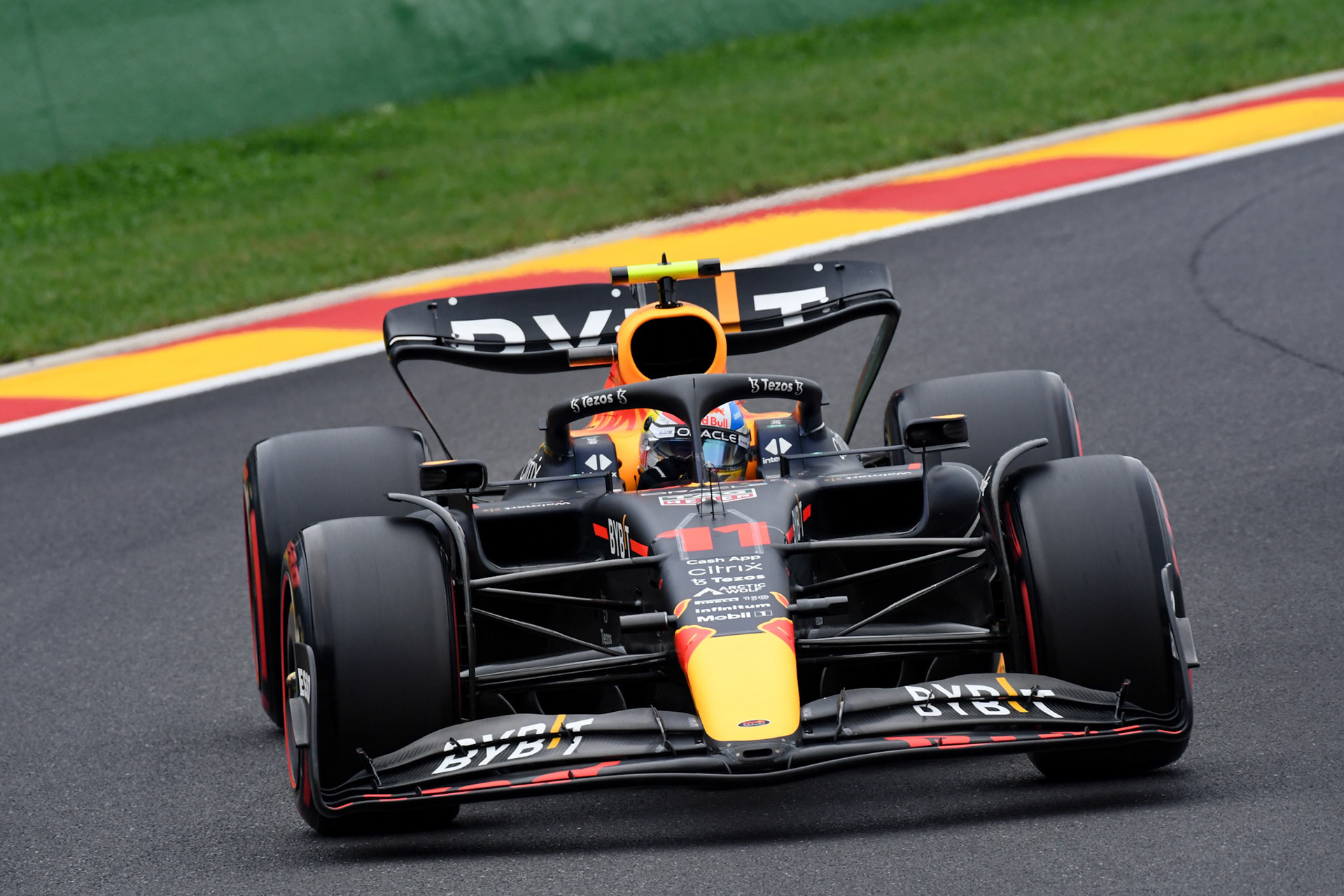 Sergio Perez (MEX) Red Bull Racing; Formel 1 GP Belgien. Samstag, 27.08.2022