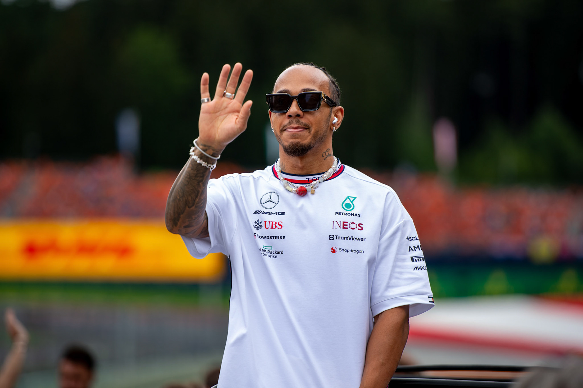 Lewis Hamilton (GBR) Mercedes AMG F1 Team; Formel 1 GP Austria / Österreich. Sonntag, 02.07.2023