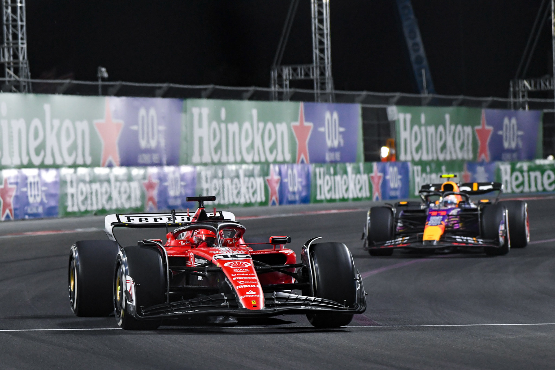 Charles Leclerc (MCO) Scuderia Ferrari;Formel 1 GP USA Las Vegas. Sonntag 19.11.2023