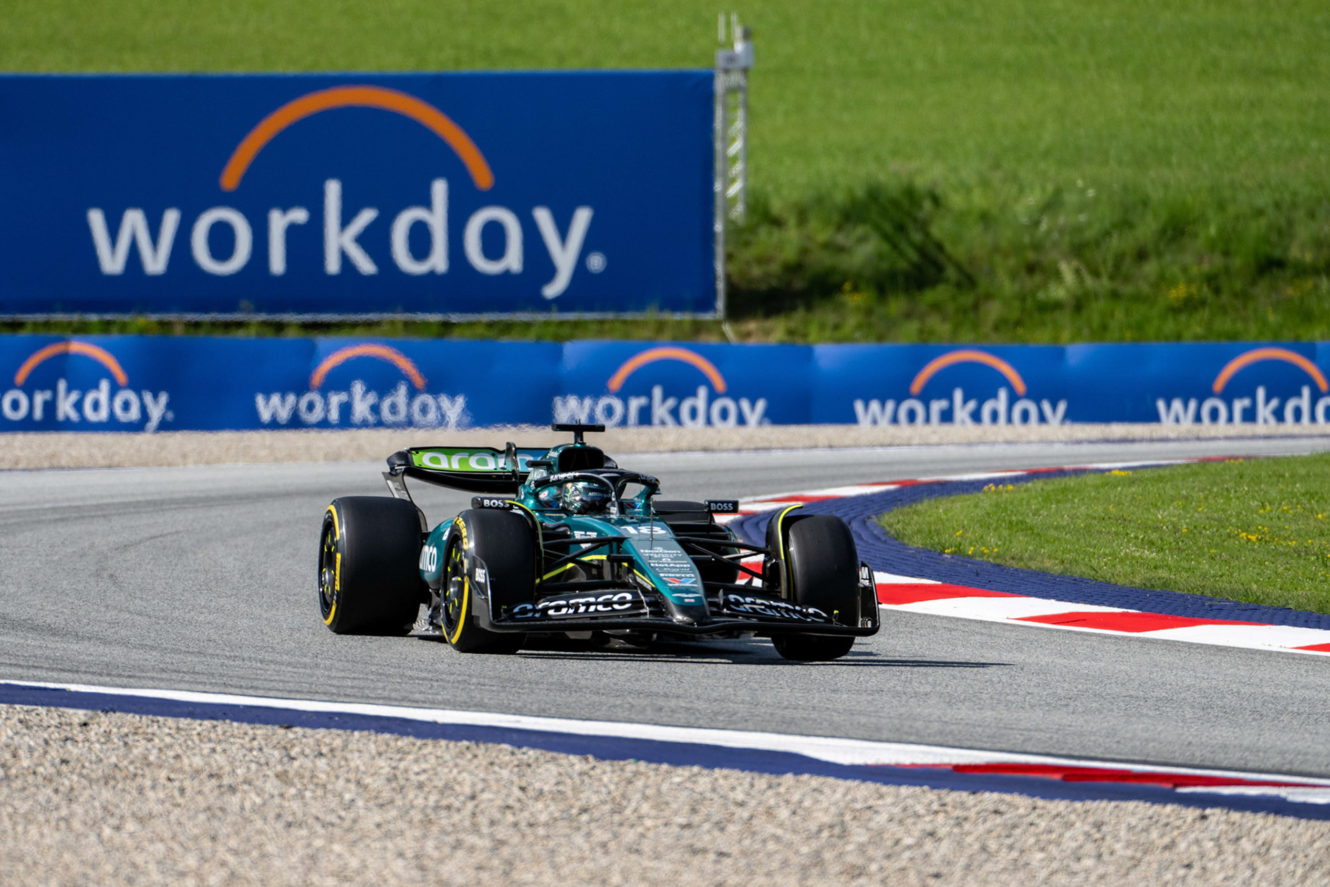 Lance Stroll #18, Aston Martin Aramco F1 Team;Formel 1 GP Austria / Österreich. Freitag, 28.06.2024