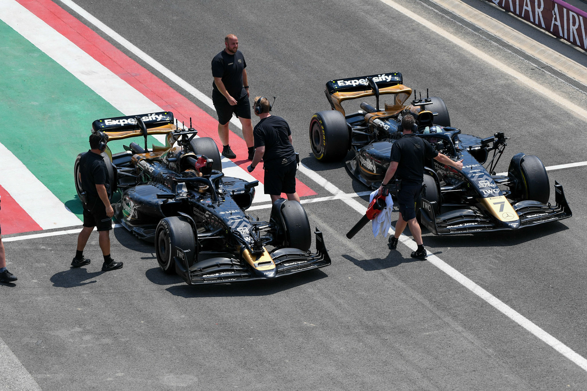 APXGP F1 Team für den Spielfilm F1;Formel 1 Budapest / Ungarn, 20.07.2024