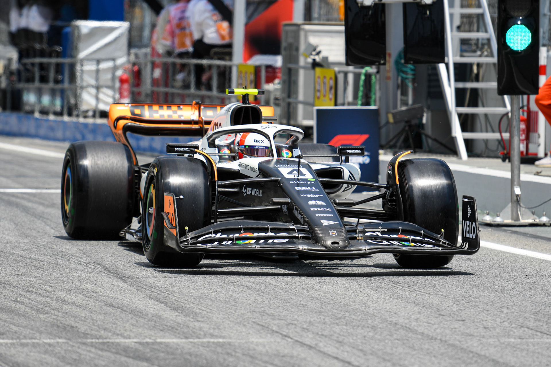 Lando Norris (GBR) McLaren F1 Team; Formel 1 GP Barcelona. Freitag 02.06.2023