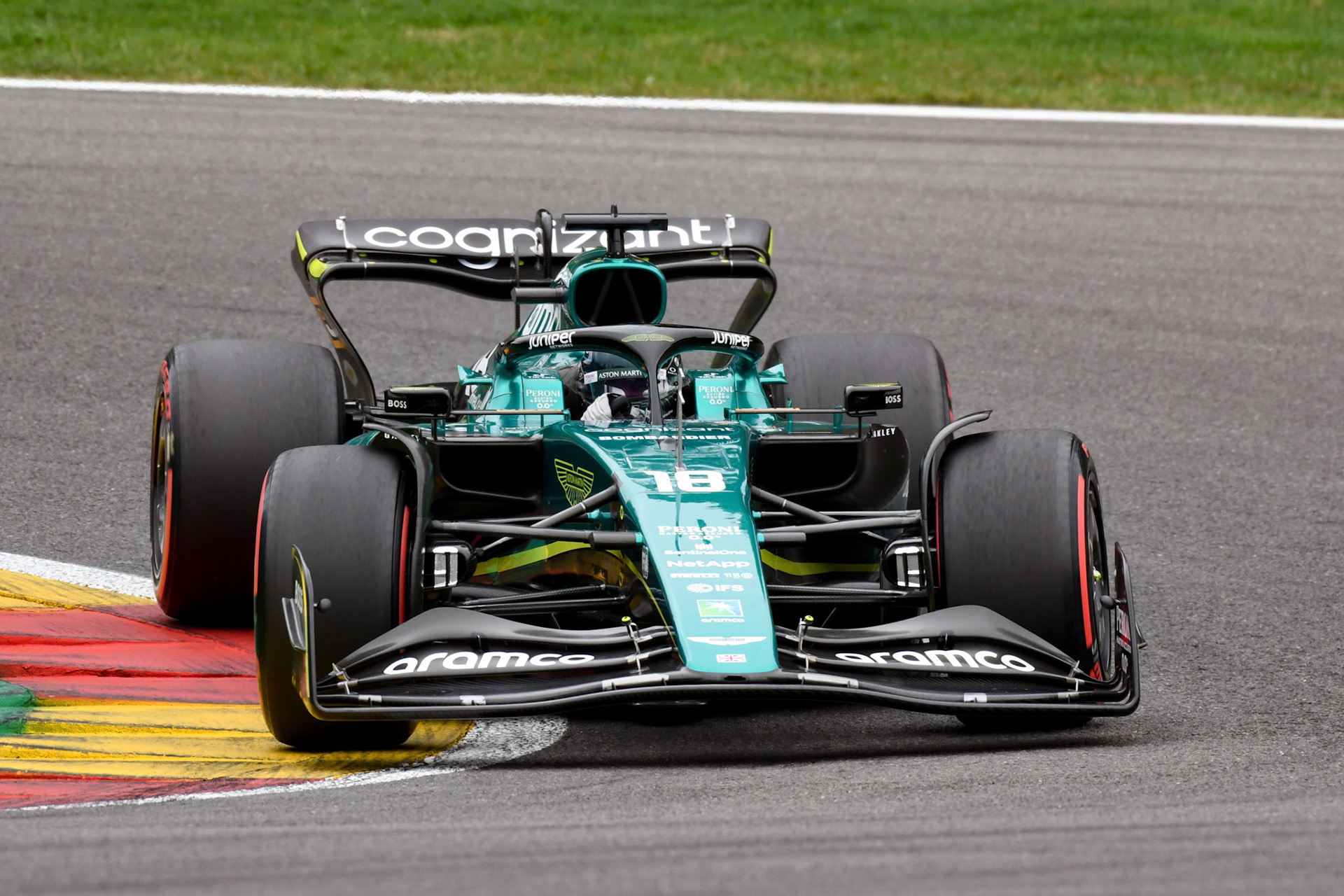 Lance Stroll (CAN) Aston Martin Cognizant Formula One Team; Formel 1 GP Belgien. Samstag, 27.08.2022