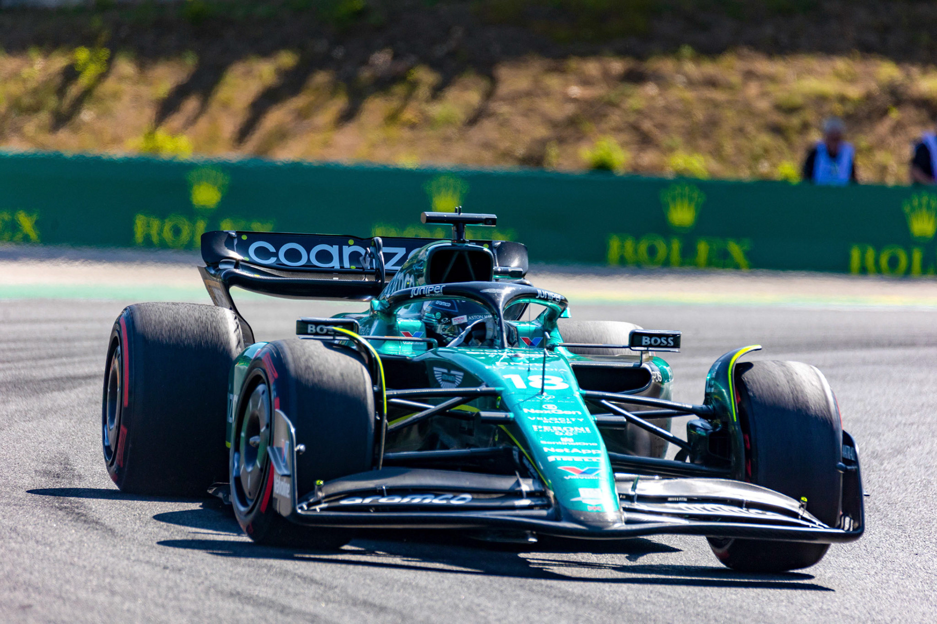 Lance Stroll (CAN) Aston Martin Formula One Team; Formel 1 GP Budapest / Ungarn. Sonntag, 23.07.2023