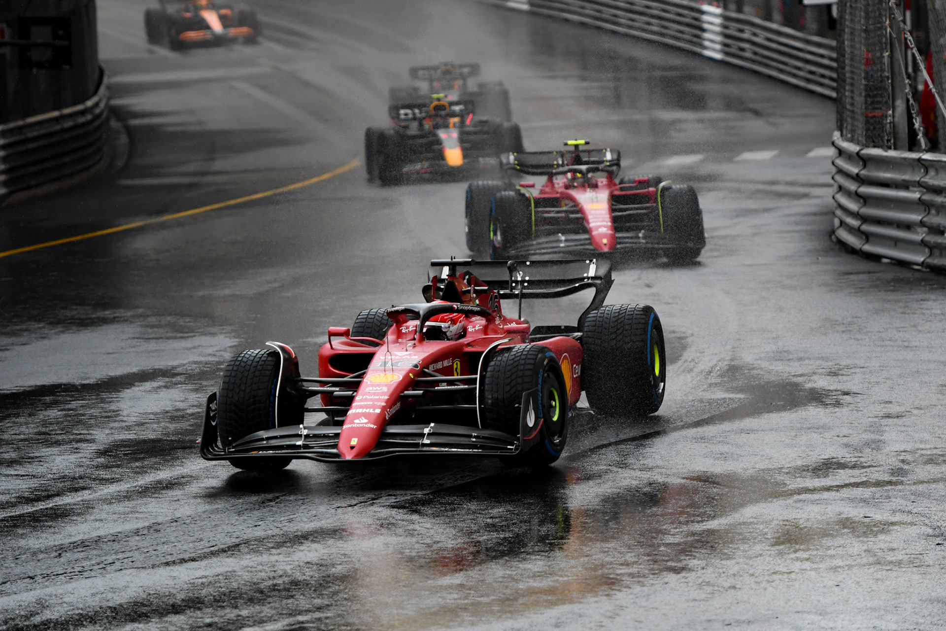 Charles Leclerc (MCO) Scuderia Ferrari; Formel 1 Monaco am 29.05.2022