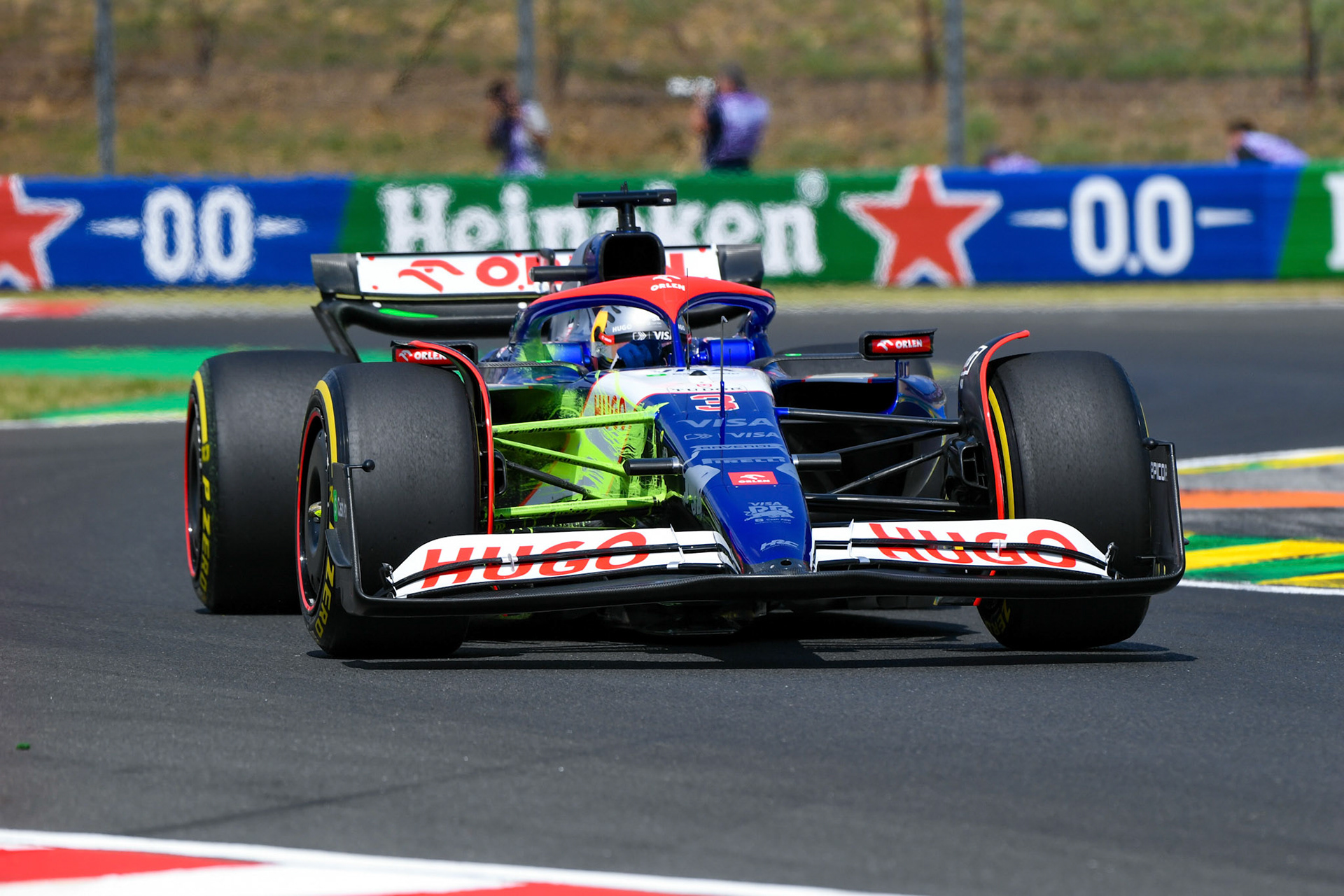 Daniel Ricciardo, #3, Visa Cash App RB Formula One Team;Formel 1 Budapest / Ungarn, 20.07.2024