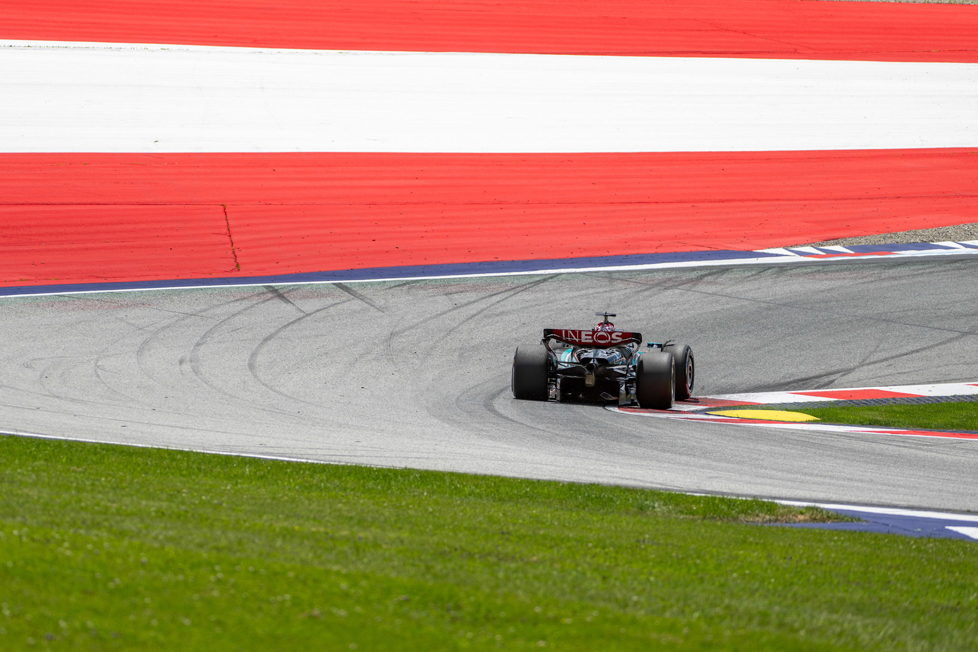 George Russell #63, Mercedes-AMG Petronas F1 Team;Formel 1 GP Austria / Österreich. Freitag, 28.06.2024