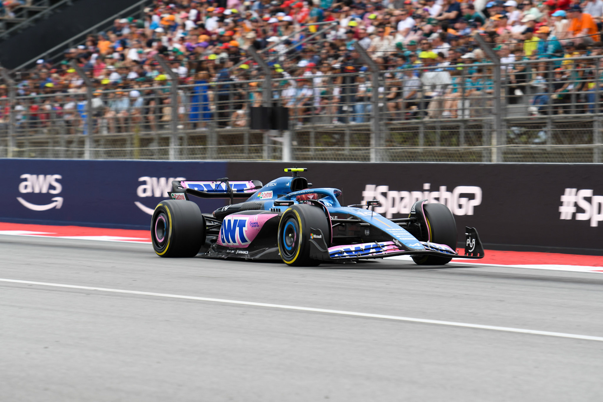Pierre Gasly (FRA) Alpine F1 Team; Formel 1 GP Barcelona. Sonntag 04.06.2023
