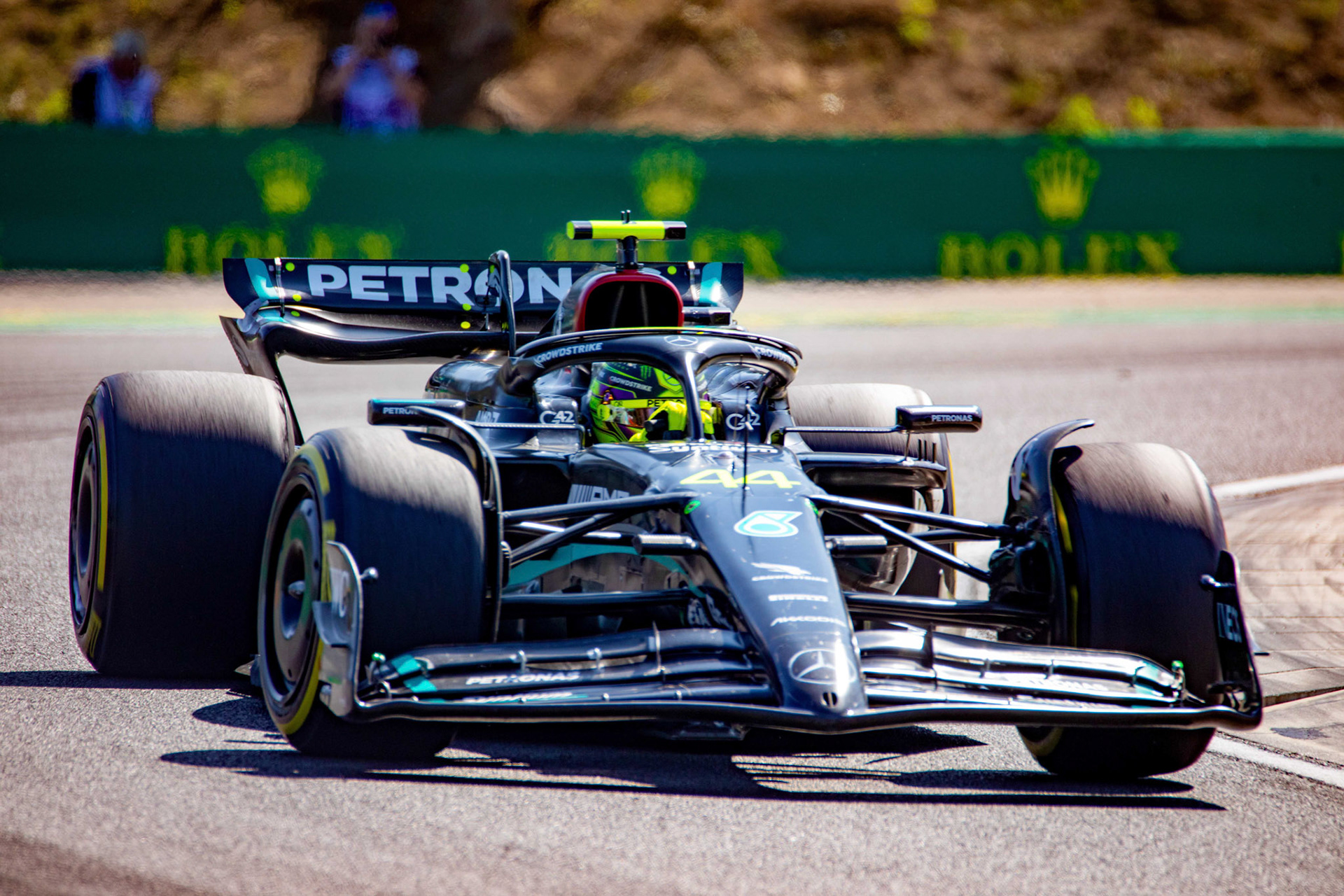 Lewis Hamilton (GBR) Mercedes AMG F1 Team; Formel 1 GP Budapest / Ungarn. Sonntag, 23.07.2023