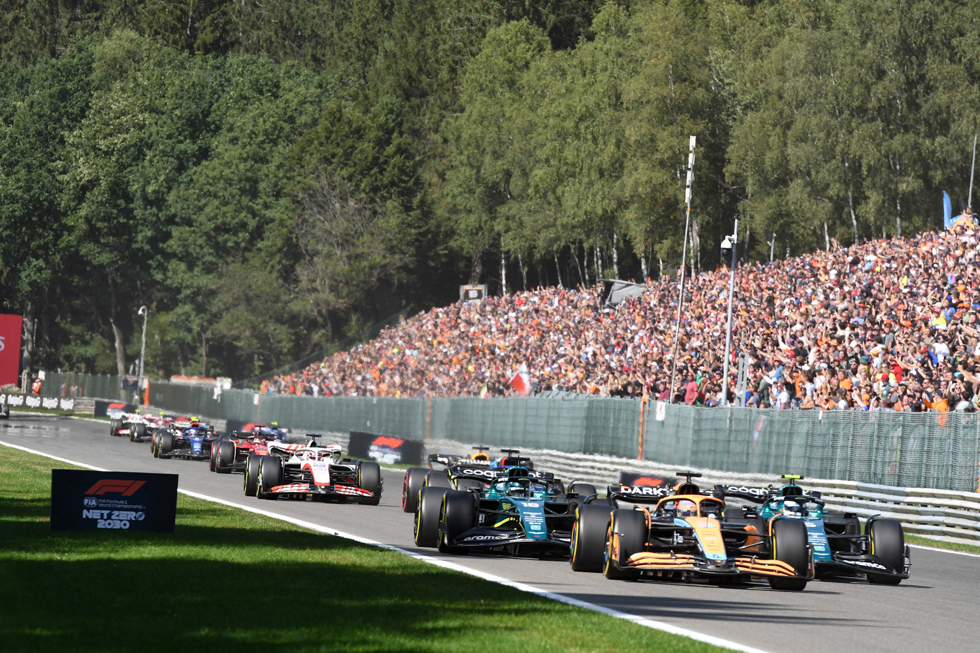Lando Norris (GBR) McLaren; Formel 1 GP Belgien, Sonntag, 28.08.2022