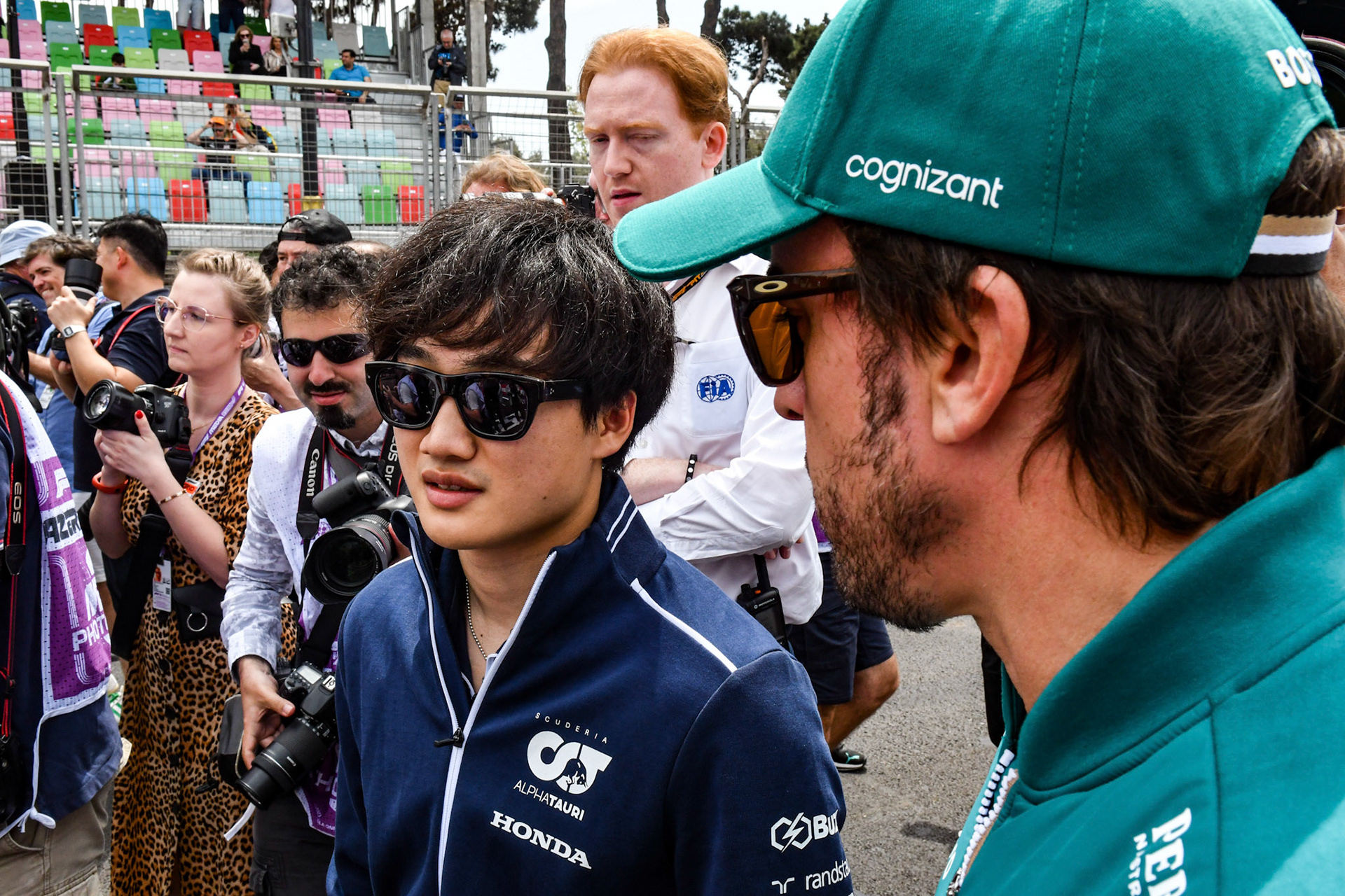 Yuki Tsunoda (JPN) Scuderia Alpha Tauri; Formel 1 GP Baku Azerbaijan. Sonntag 30.04.2023