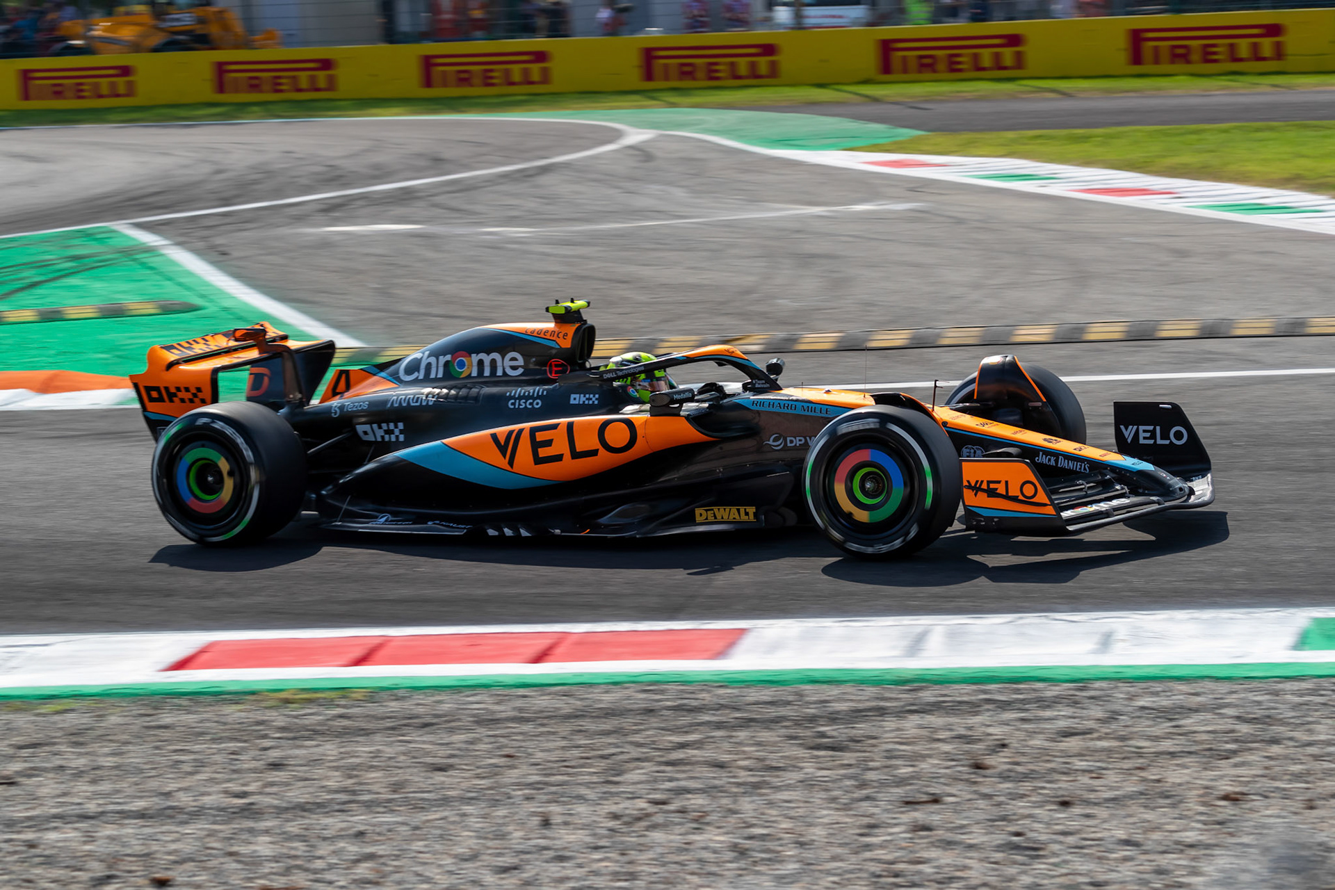 Lando Norris (GBR) McLaren F1 Team; Formel 1 GP Italien / Monza. Samstag, 02.09.2023