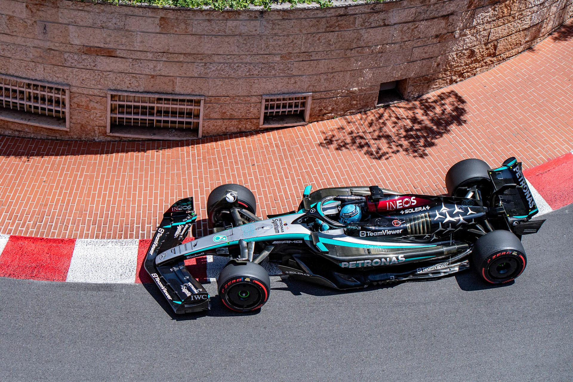 George Russell #63, Mercedes-AMG Petronas F1 Team; Formel1 GP Monaco Samstag, 25.05.2024