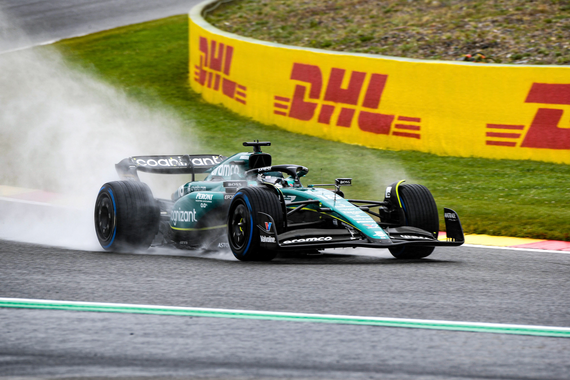Lance Stroll (CAN) Aston Martin Formula One Team; Formel 1 GP Spa Francorchamps/ Belgien. Freitag, 28.07.2023