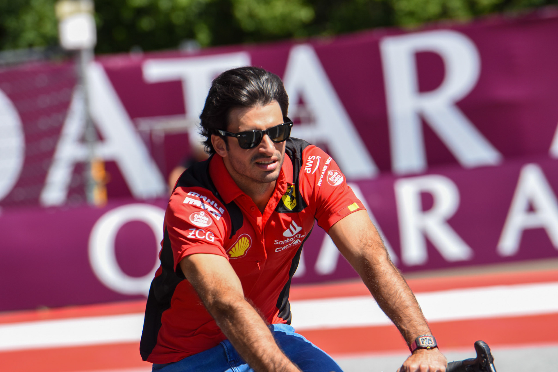 Carlos Sainz (ESP) Scuderia Ferrari; Formel 1 GP Austria / Österreich. Donnerstag 29.06.2023