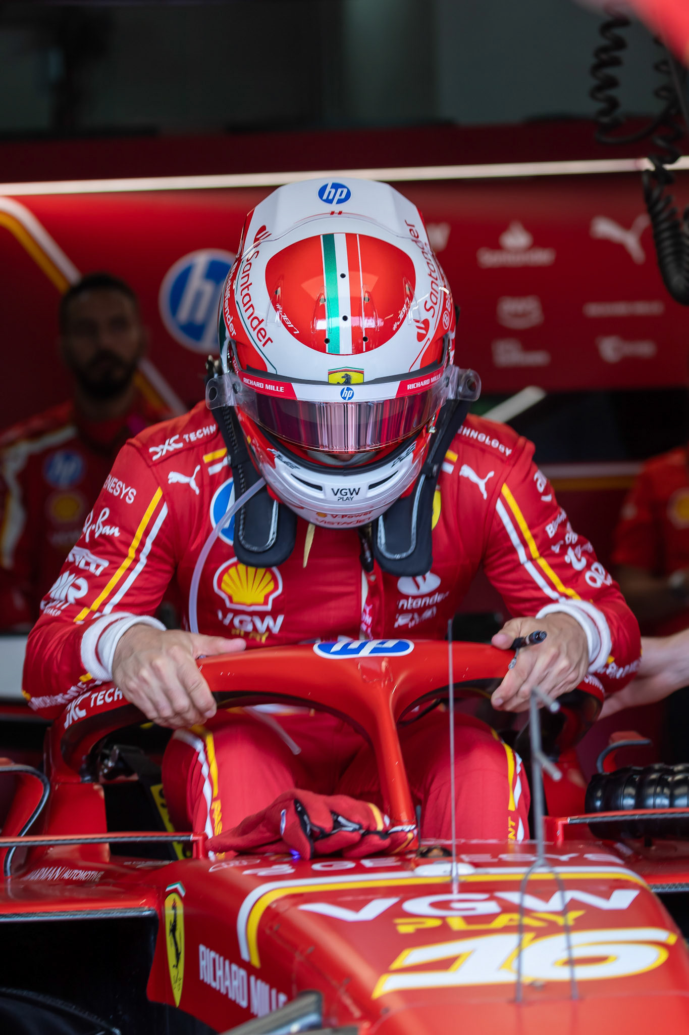 Charles Leclerc #16, Scuderia Ferrari; F1 GP Imola / Italien Sonntag, 19.05.2024