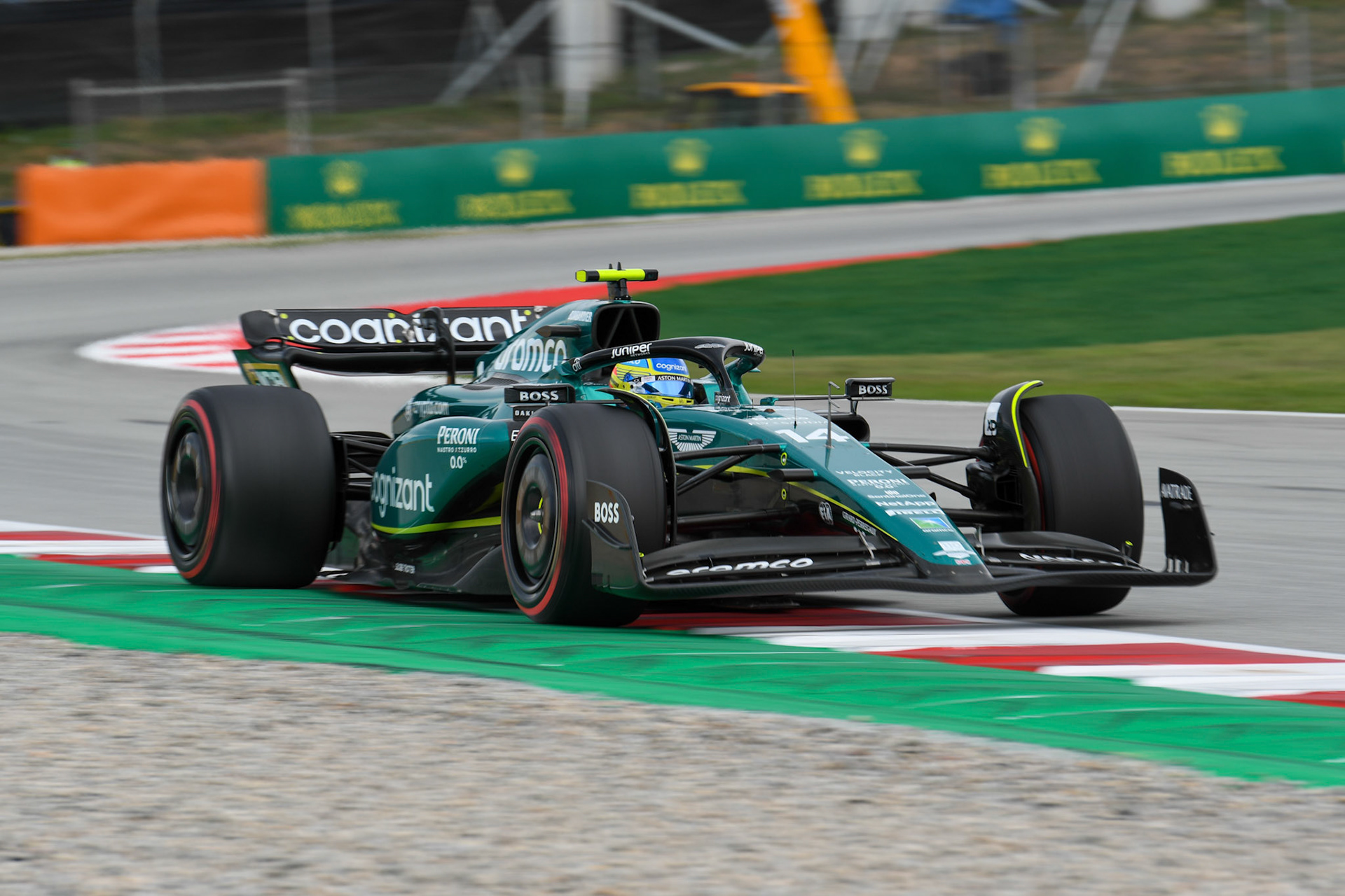 Fernando Alonso (ESP) Aston Martin Formula One Team; Formel 1 GP Barcelona. Sonntag 04.06.2023