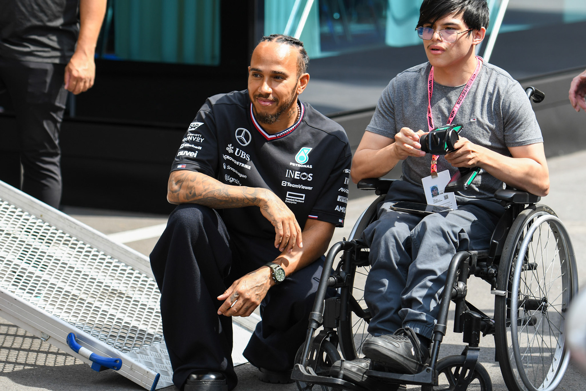 Lewis Hamilton #44, Mercedes-AMG Petronas F1 Team;Formel 1 GP Spa / Belgien. Donnerstag, 25.07.2024