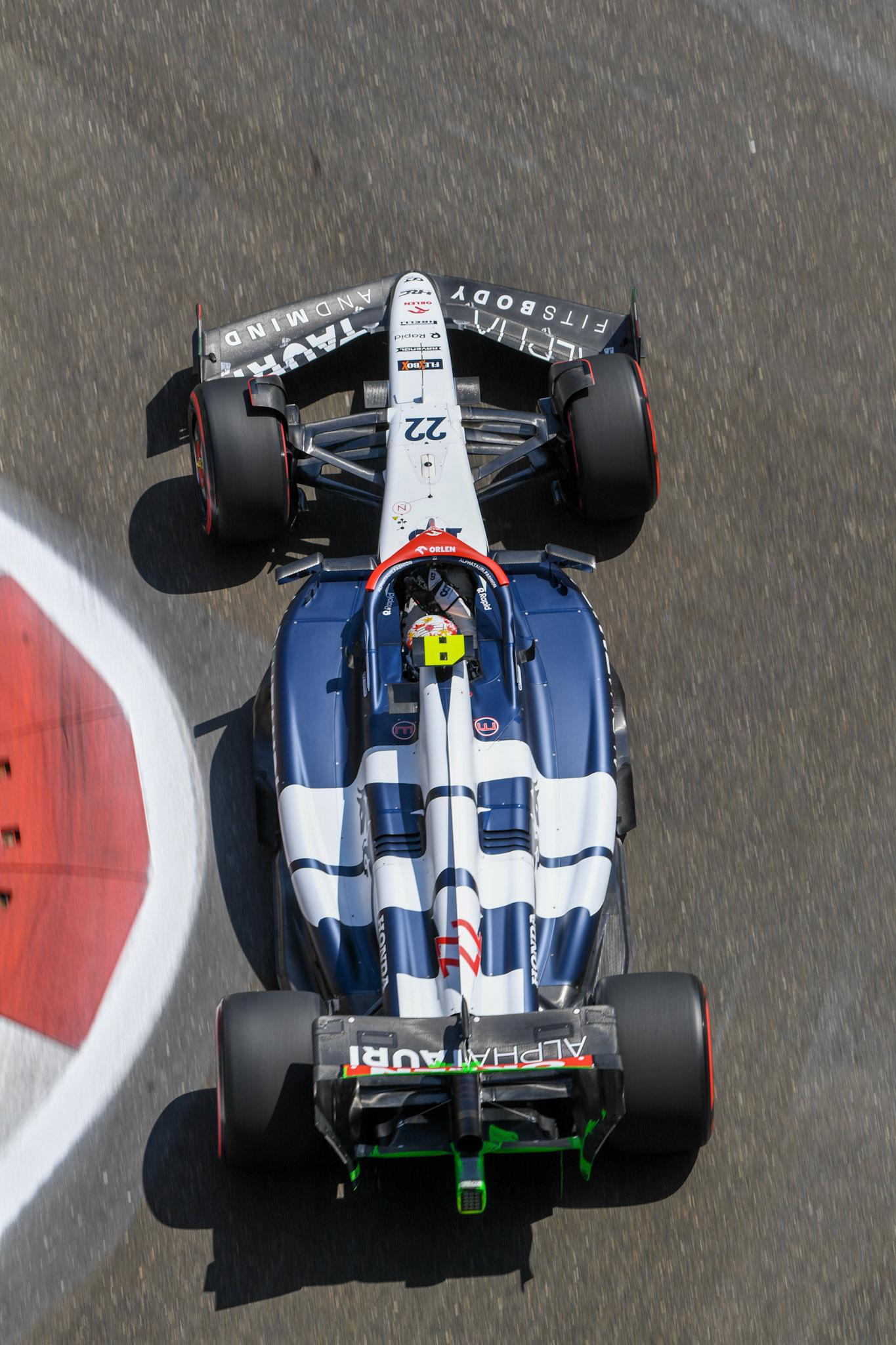 Yuki Tsunoda (JPN) Scuderia Alpha Tauri; Formel 1 GP Baku Azerbaijan. Freitag 28.04.2023