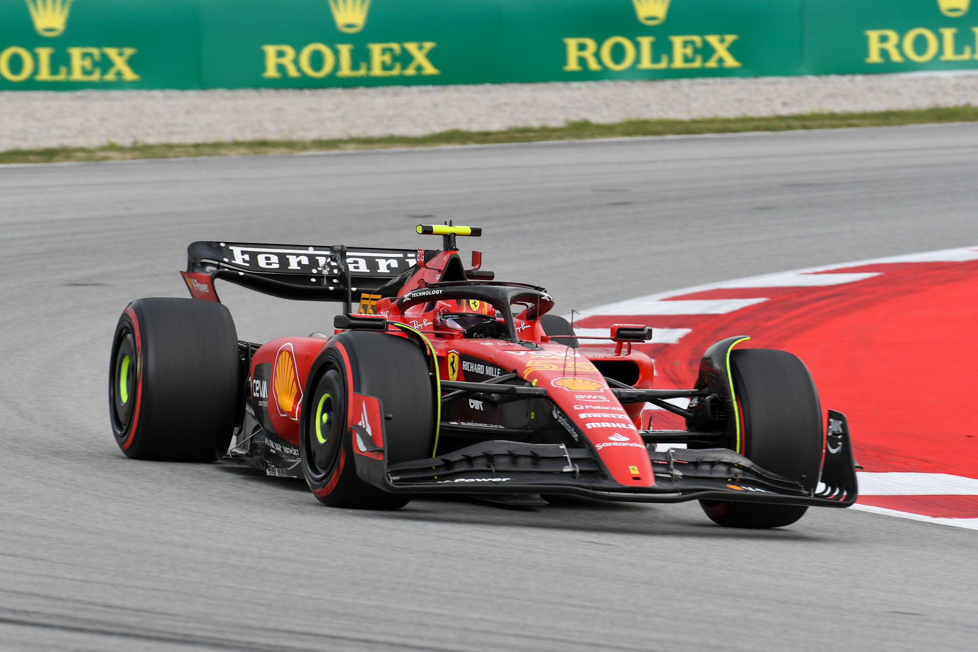 Carlos Sainz (ESP) Scuderia Ferrari; Formel 1 GP Barcelona. Sonntag 04.06.2023