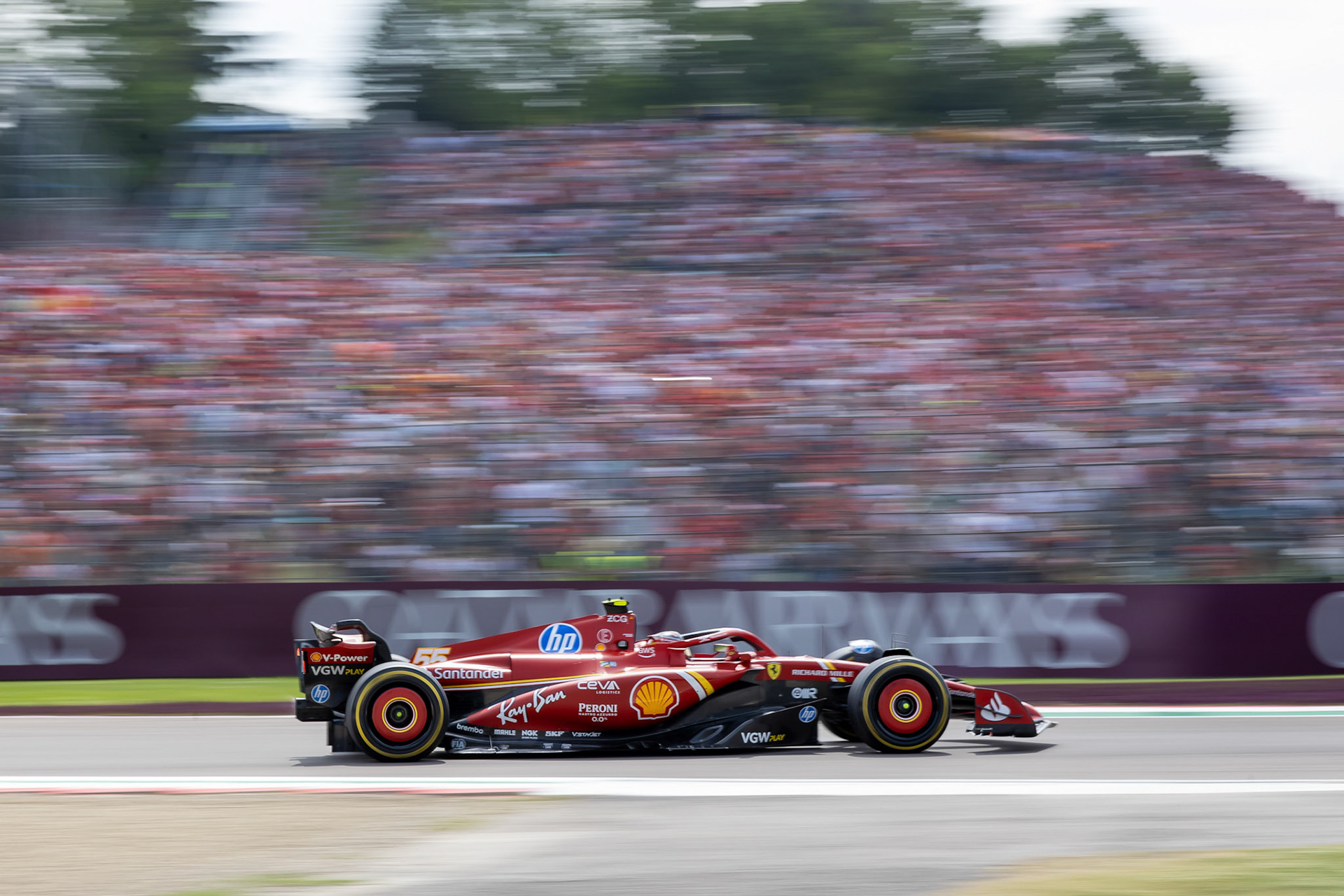 Carlos Sainz #55, Scuderia Ferrari; F1 GP Imola / Italien Sonntag, 19.05.2024