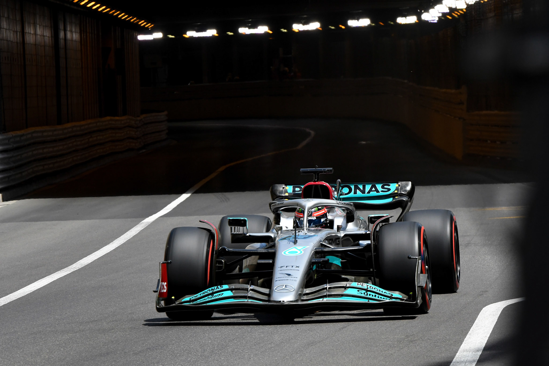 George Russell (GBR) Merceds AMG Petronas F1 Team; Formel 1 Monaco am 28.05.2022