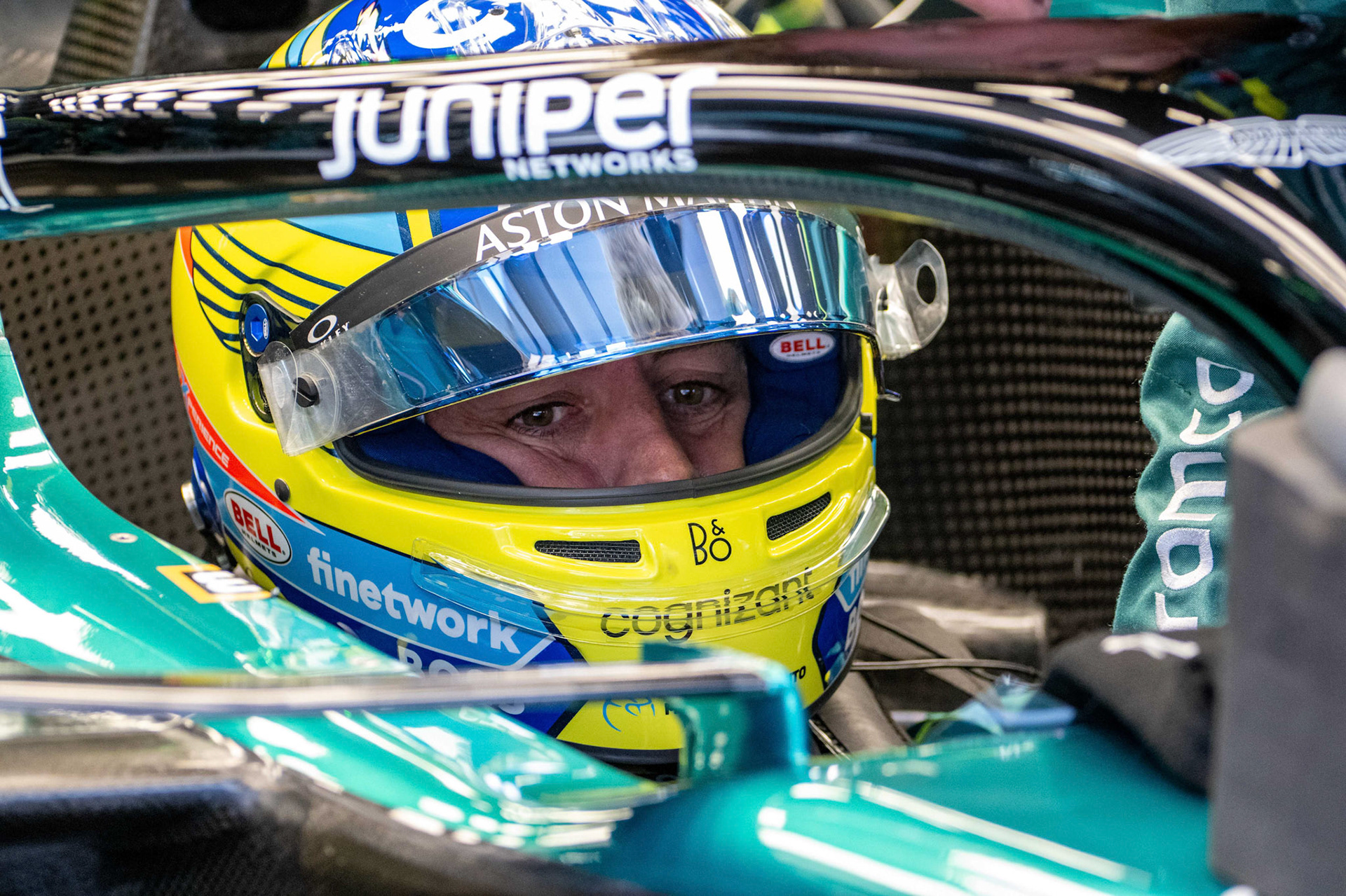 Fernando Alonso #14, Aston Martin Aramco F1 Team;Formel 1 GP Austria / Österreich. Samstag, 29.06.2024