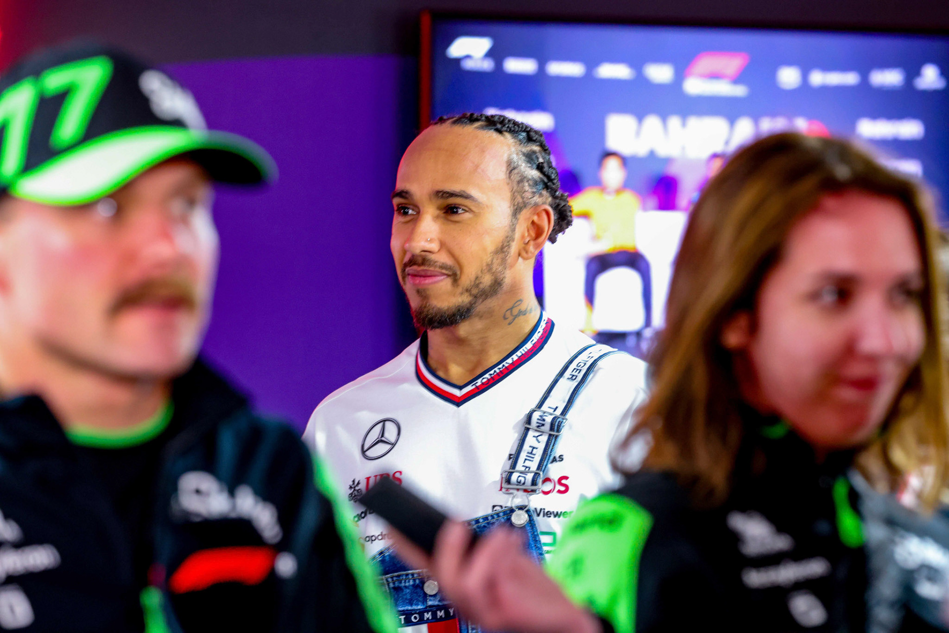 Lewis Hamilton #44, Mercedes-AMG Petronas F1 Team; Formel 1 GP Bahrain. Freitag 01.03.2024