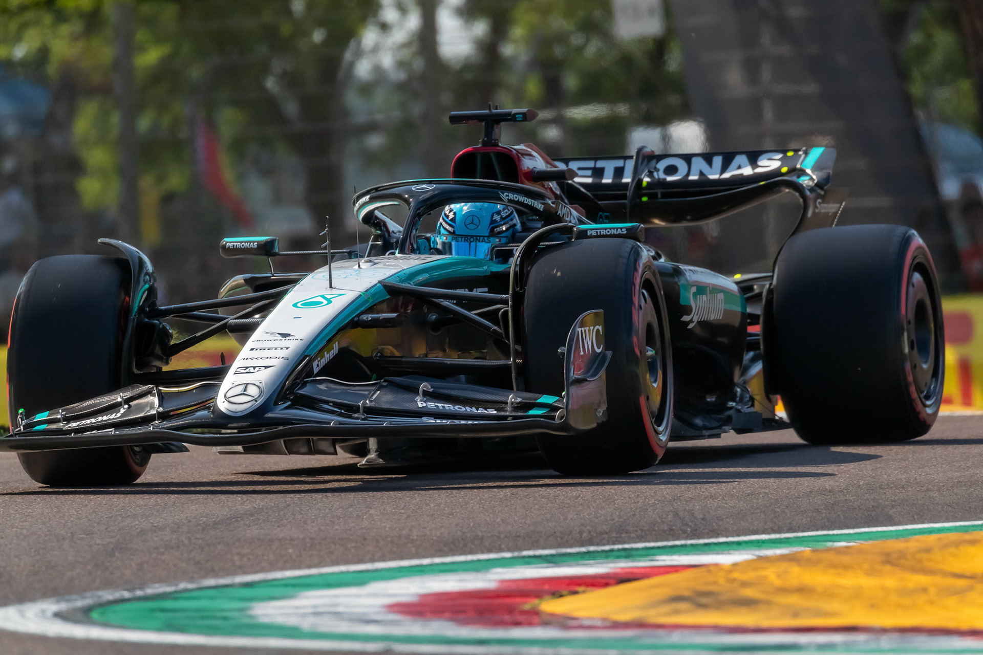George Russell #63, Mercedes-AMG Petronas F1 Team; F1 GP Imola / Italien Samstag, 18.05.2024