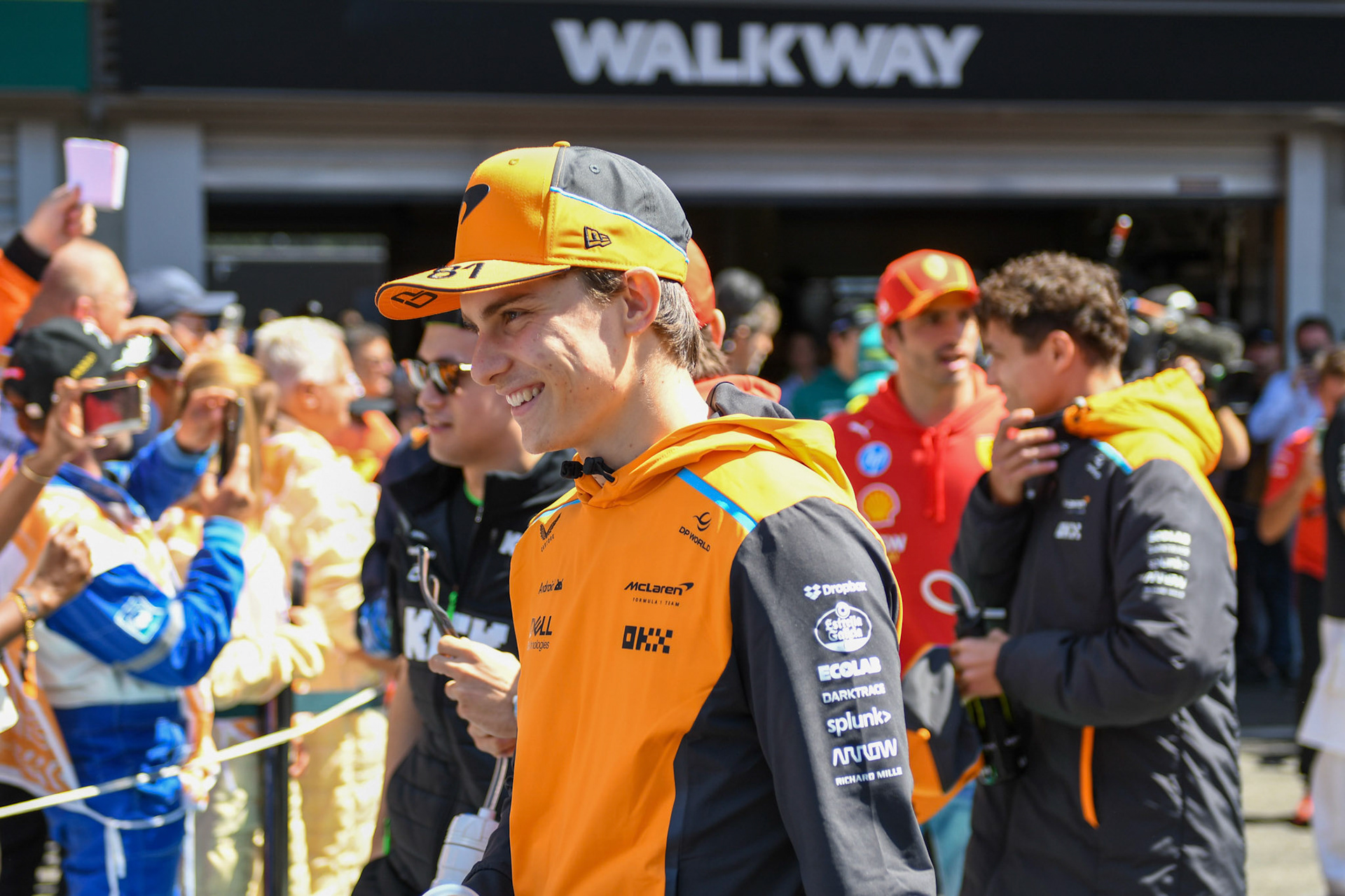 Oscar Piastri #81, McLaren Formula 1 Team;Formel 1 GP Spa / Belgien. Sonntag, 28.07.2024