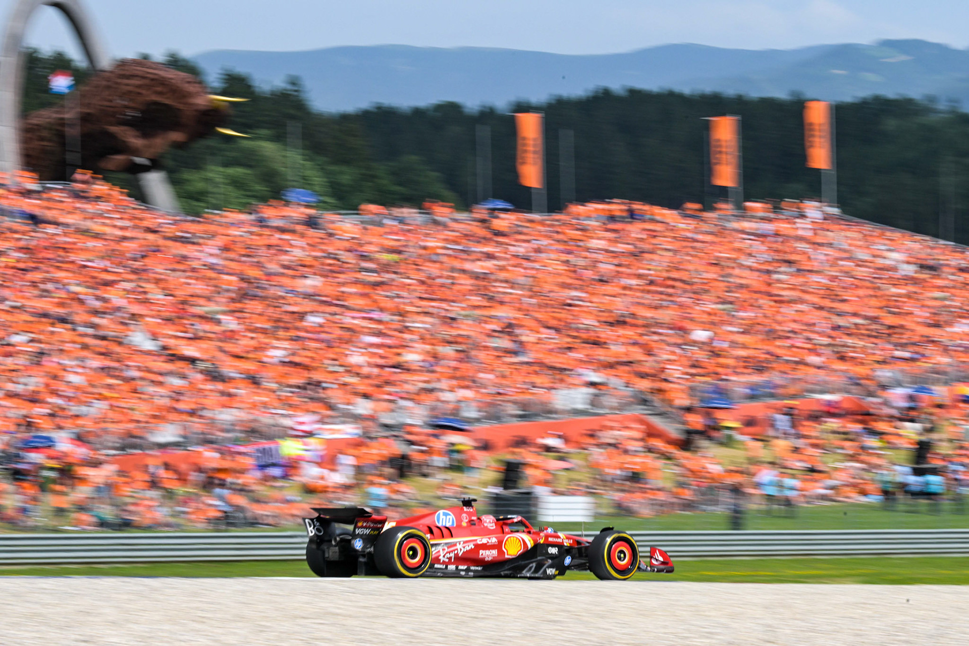 Charles Leclerc #16, Scuderia Ferrari;Formel 1 GP Austria / Österreich. Sonntag, 30.06.2024