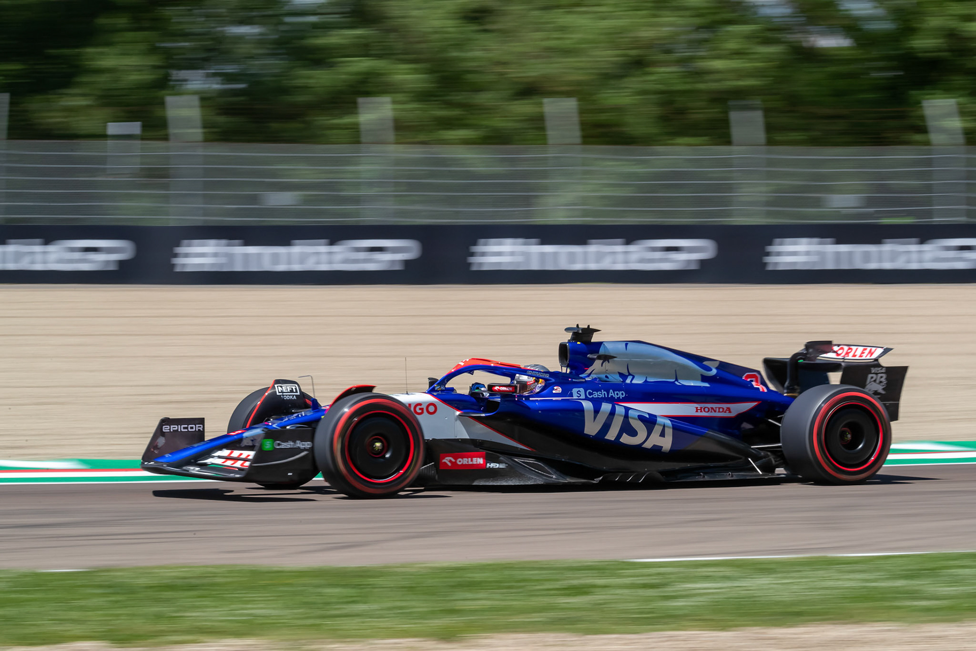 Daniel Ricciardo, #3, Visa Cash App RB Formula One Team; F1 GP Imola / Italien Freitag, 17.05.2024