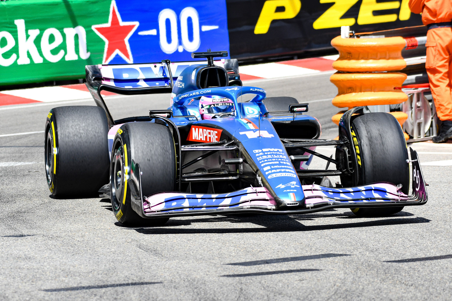 Fernando Alonso (ESP) Alpine F1 Team; Formel 1 Monaco am 27.05.2022