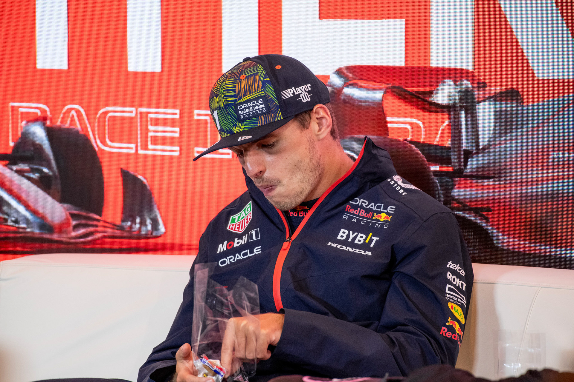 Max Verstappen (NED) Red Bull Racing Pressekonferenz;Formel 1 GP Holland / Zandvoort. Sonntag, 27.08.2023