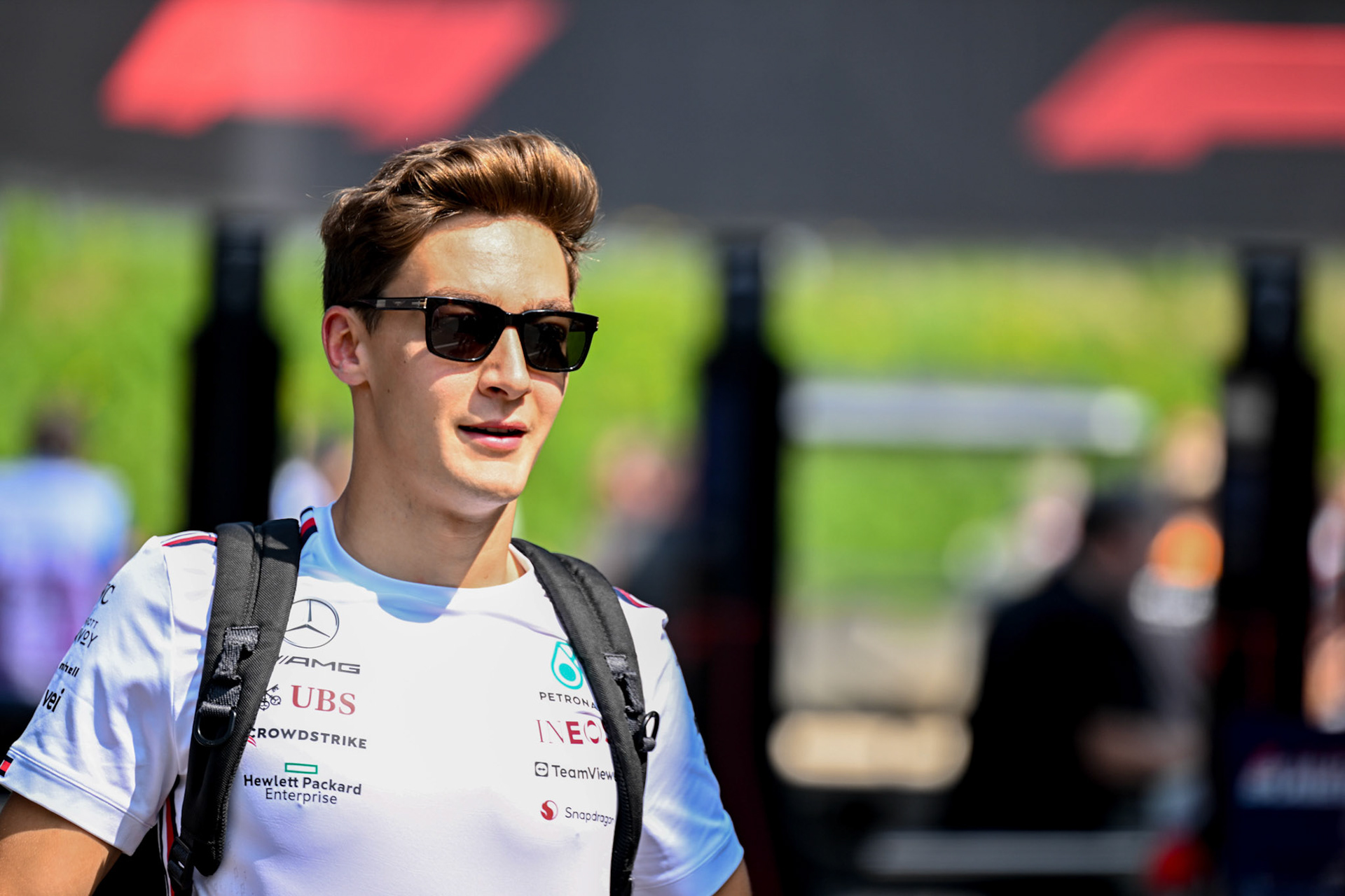 George Russell (GBR) Mercedes AMG F1 Team; Formel 1 GP Austria / Österreich. Freitag, 30.06.2023